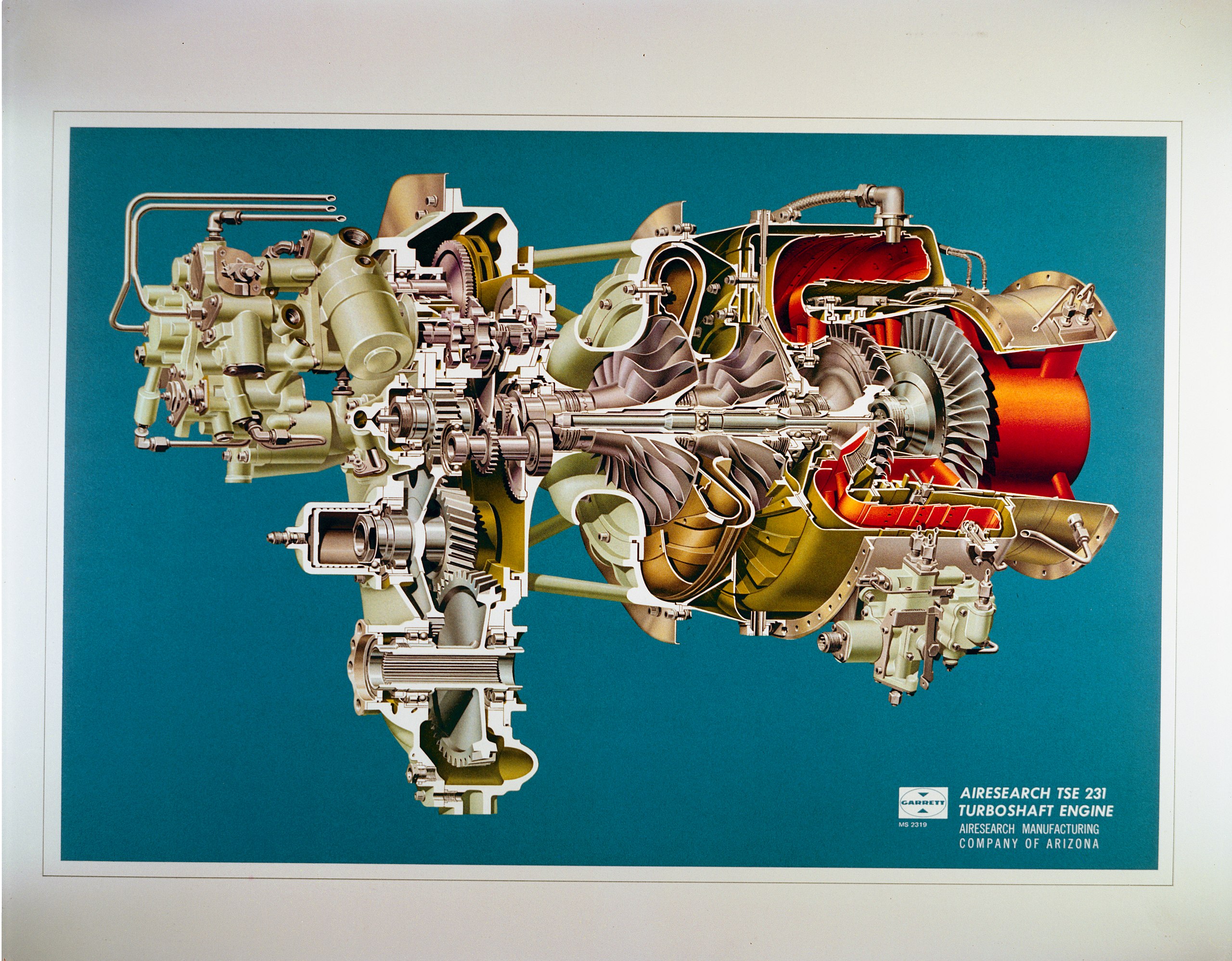 Jet Engine Cutaway Diagrams 2560x1998