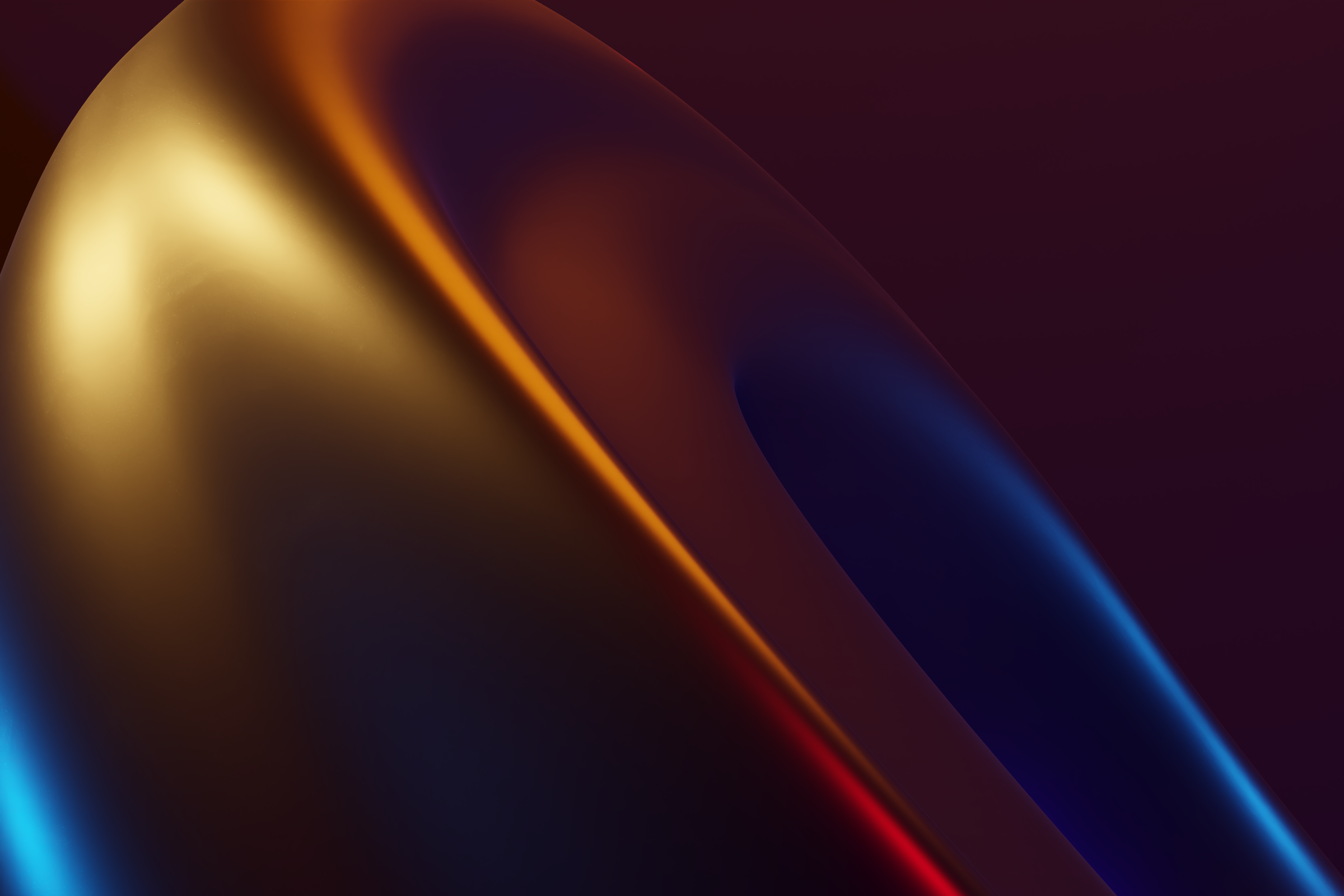 3D Abstract CGi Render Minimalism Abstract Gold Bronze 4320x2880