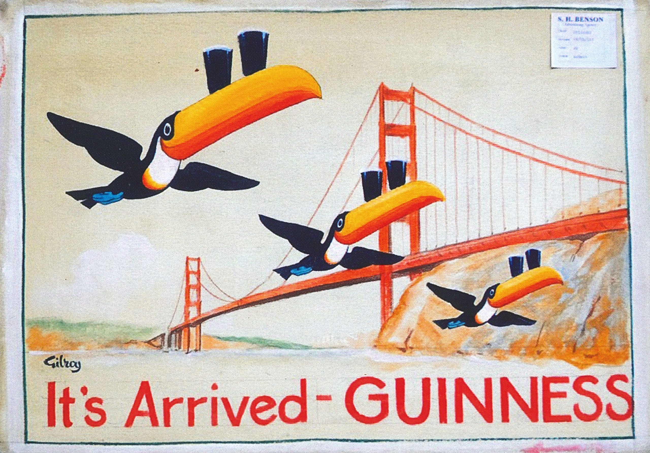 Guinness Beer Advertisements Toucans Vintage 2560x1786