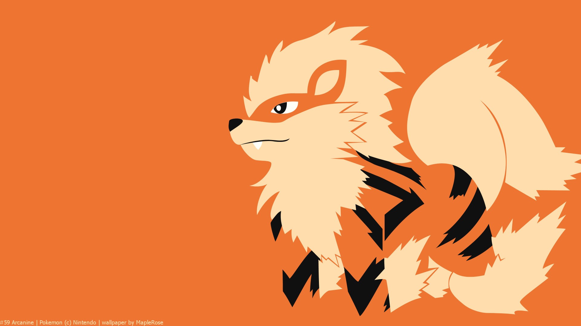 Arcanine Pokemon 1920x1080