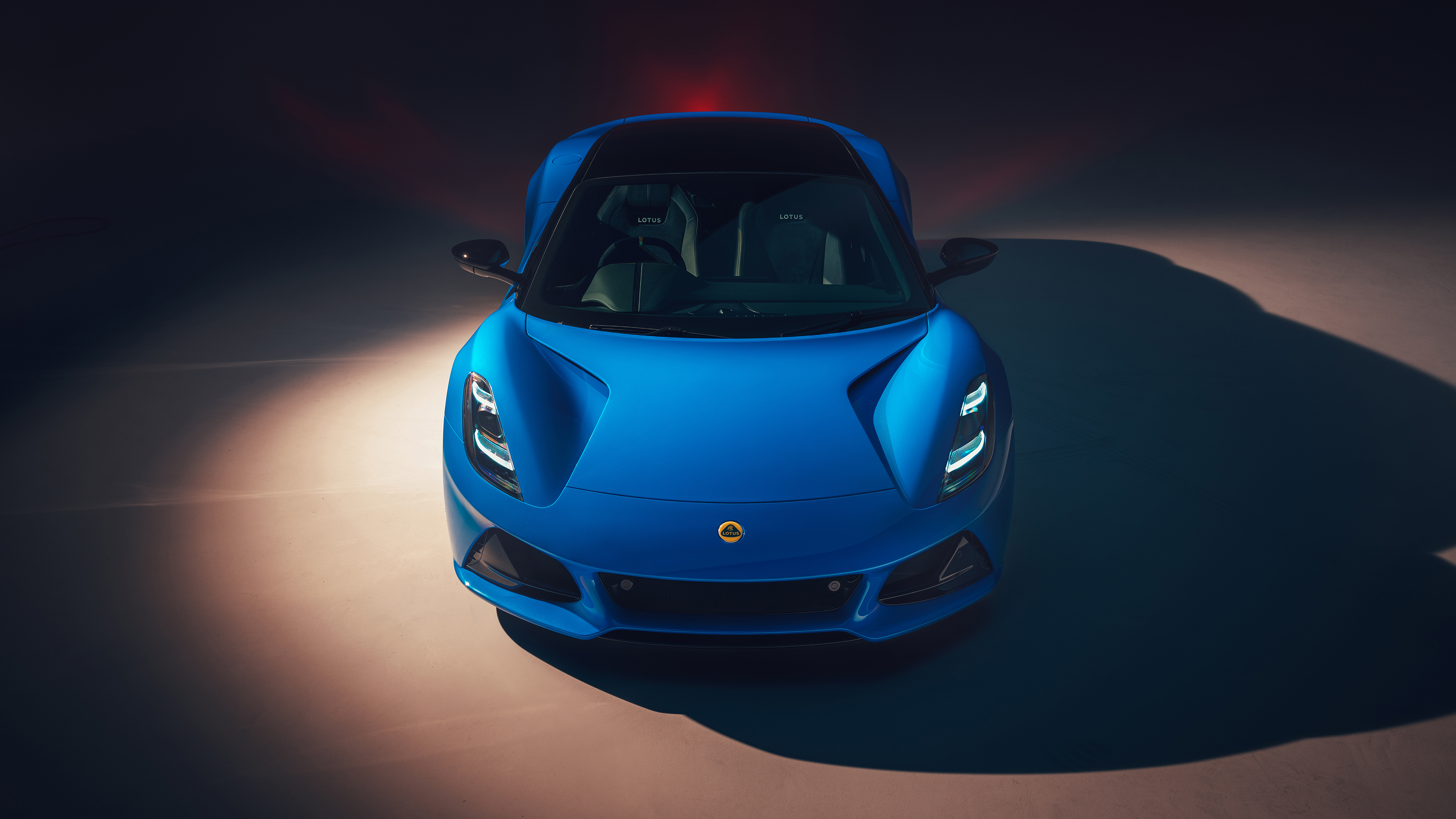 Lotus Emira Lotus Car Blue Cars Vehicle Sports Car Spotlights 3840x2160