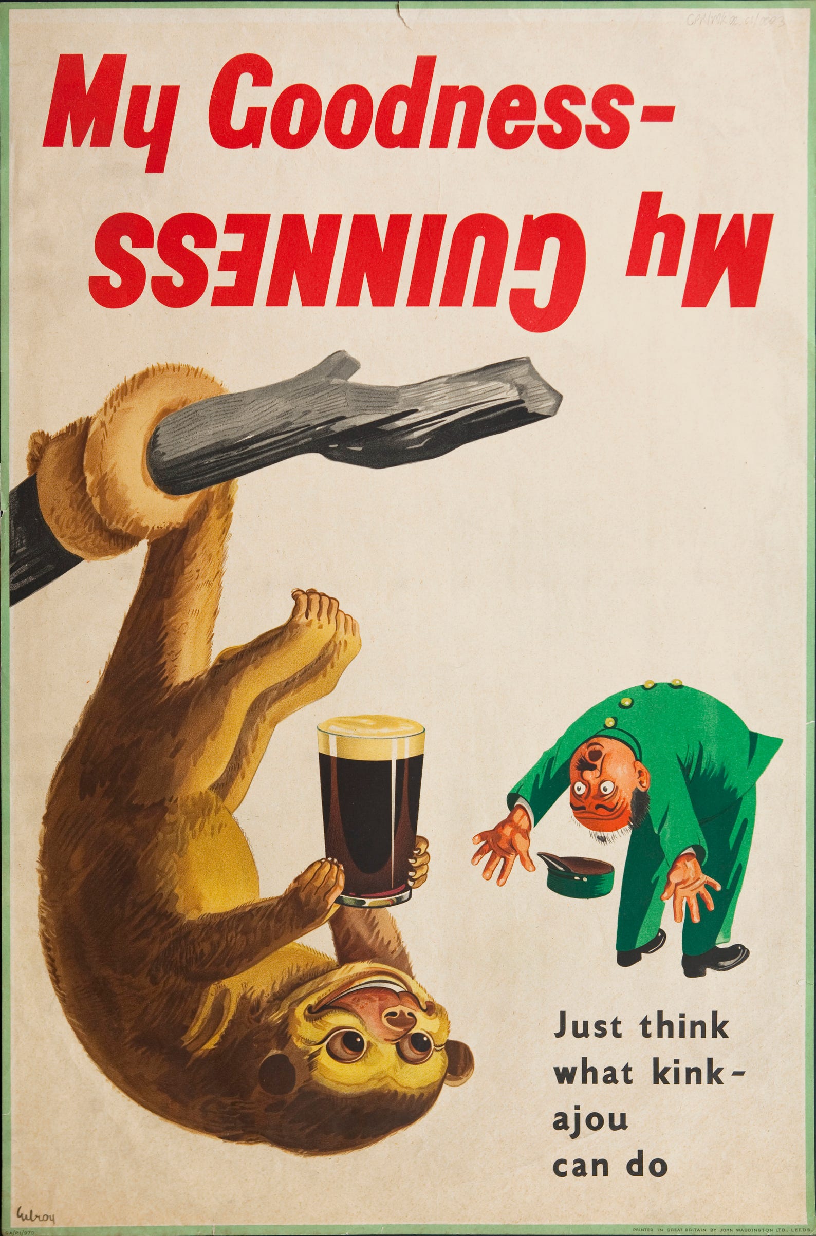 Guinness Beer Advertisements Sloths Vintage 1588x2406