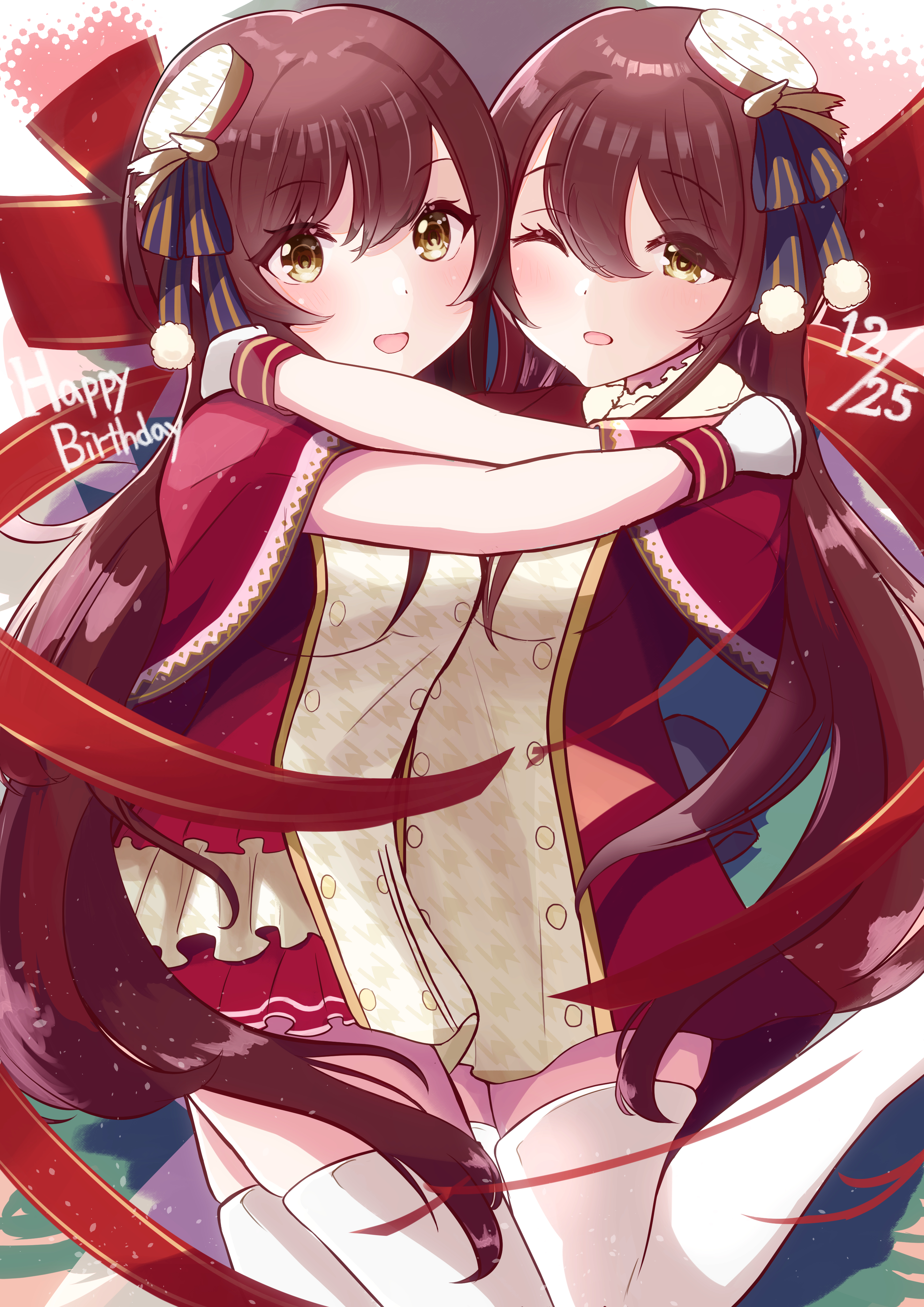 Anime Anime Girls THE IDOLM STER The Idolmaster Shiny Colors Oosaki Amana Oosaki Tenka Twins Hug Lon 2894x4093