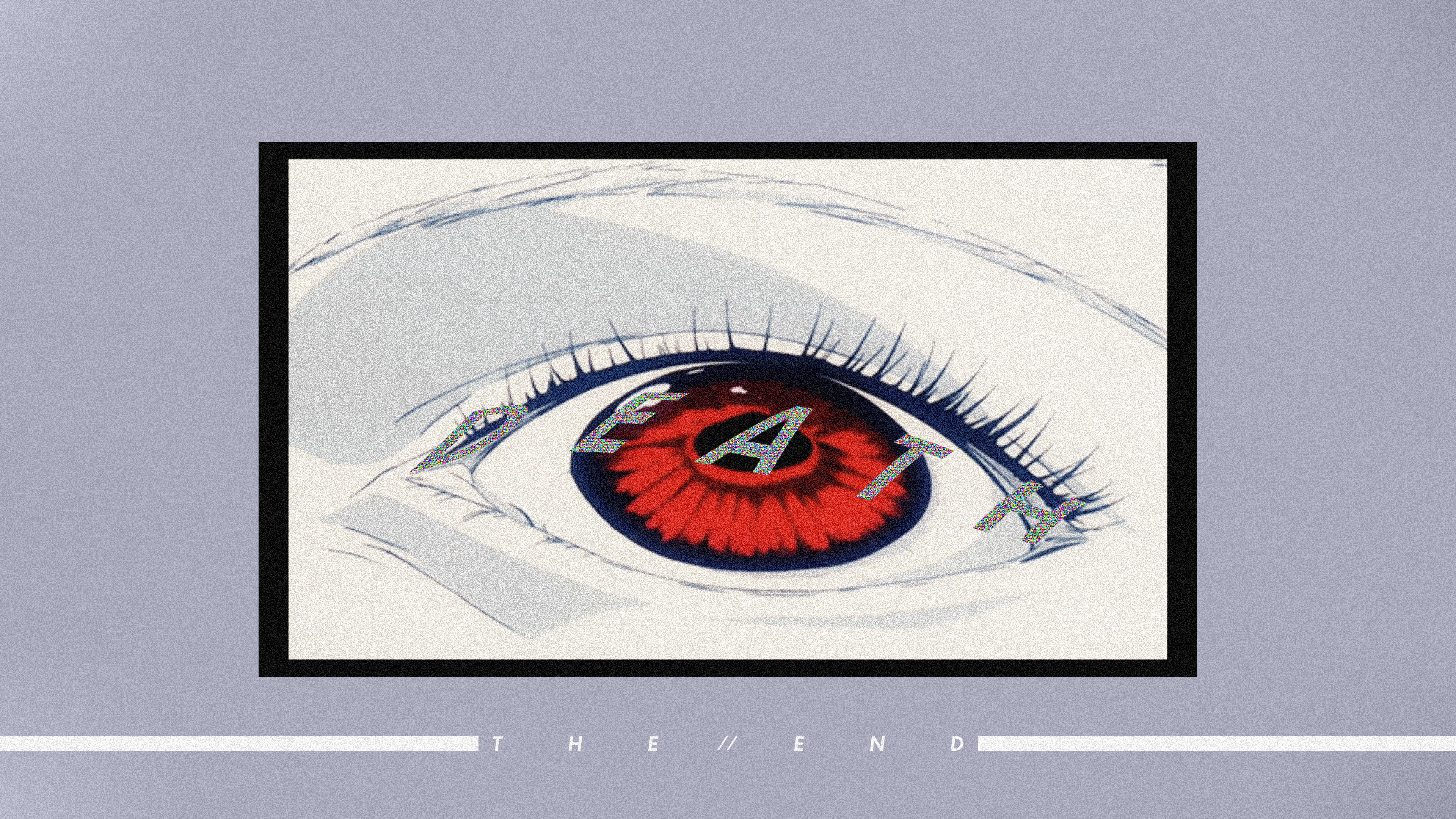 Neon Genesis Evangelion Rei Ayanami Vaporwave Eye 3840x2160