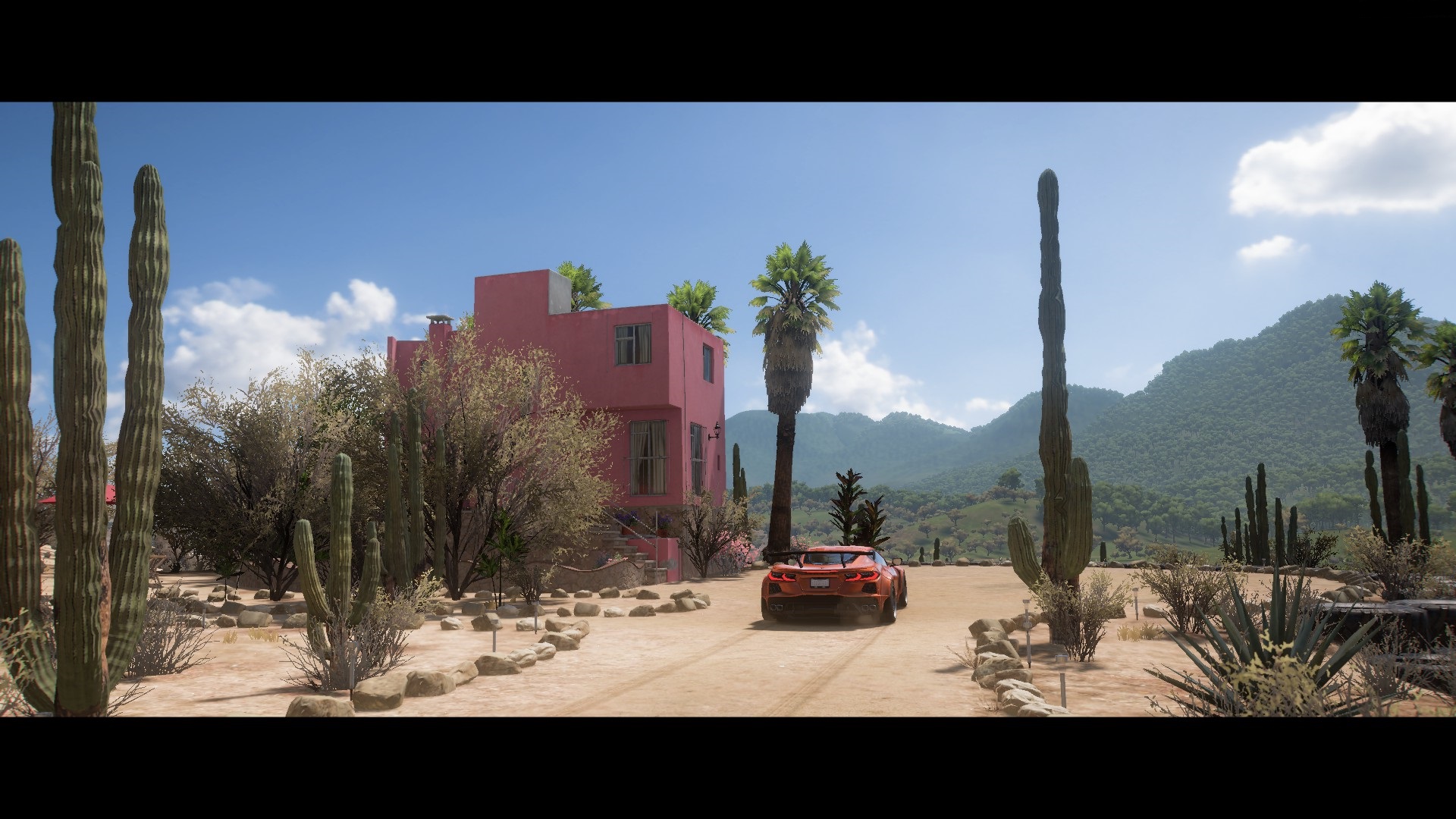 Forza Horizon 5 Car Desert Cactus Wide Screen 1920x1080