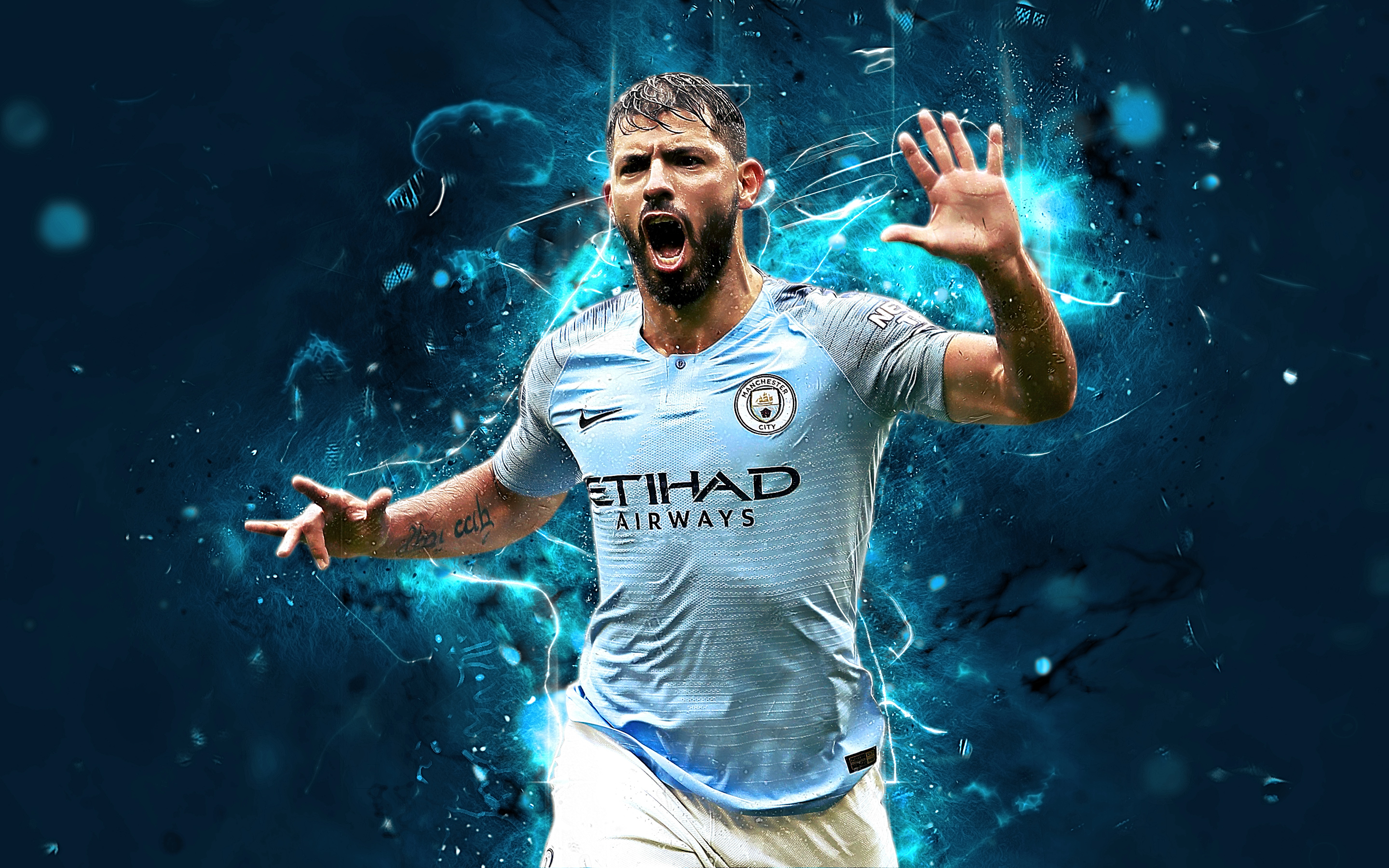 Argentinian Manchester City F C Soccer 2880x1800