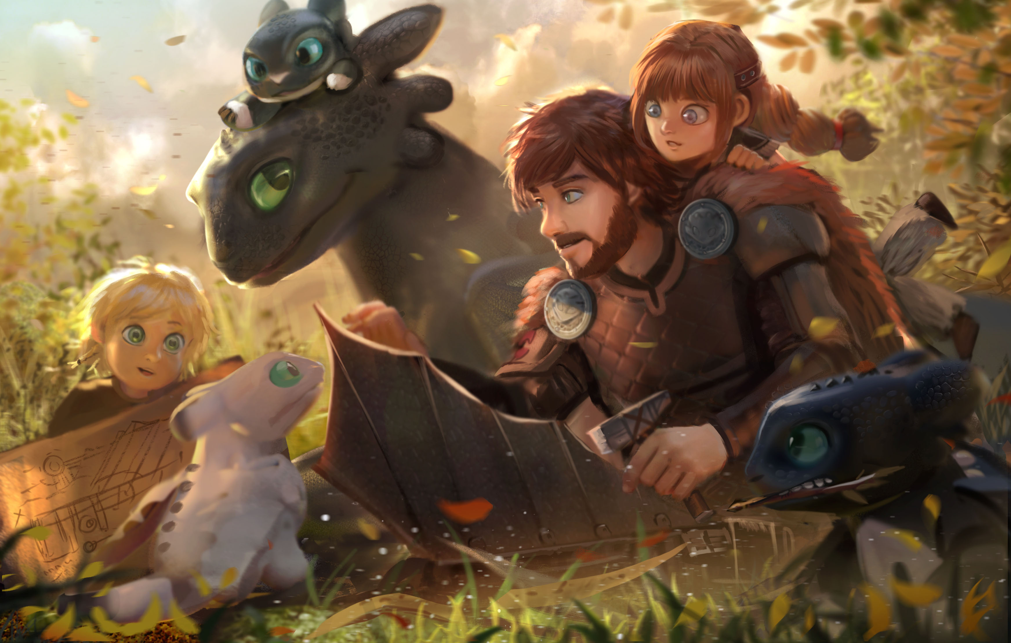 Hiccup How To Train Your Dragon Toothless How To Train Your Dragon Dragon 3487x2217