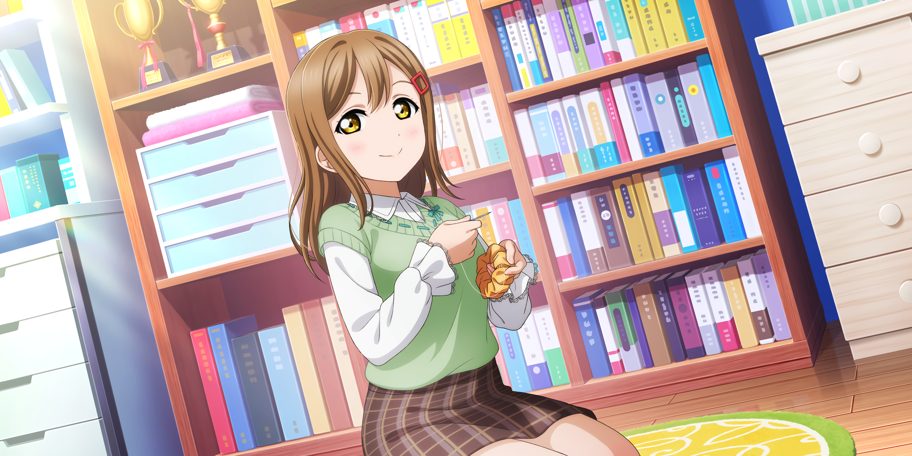 Kunikida Hanamaru Love Live Anime Girls 3600x1800