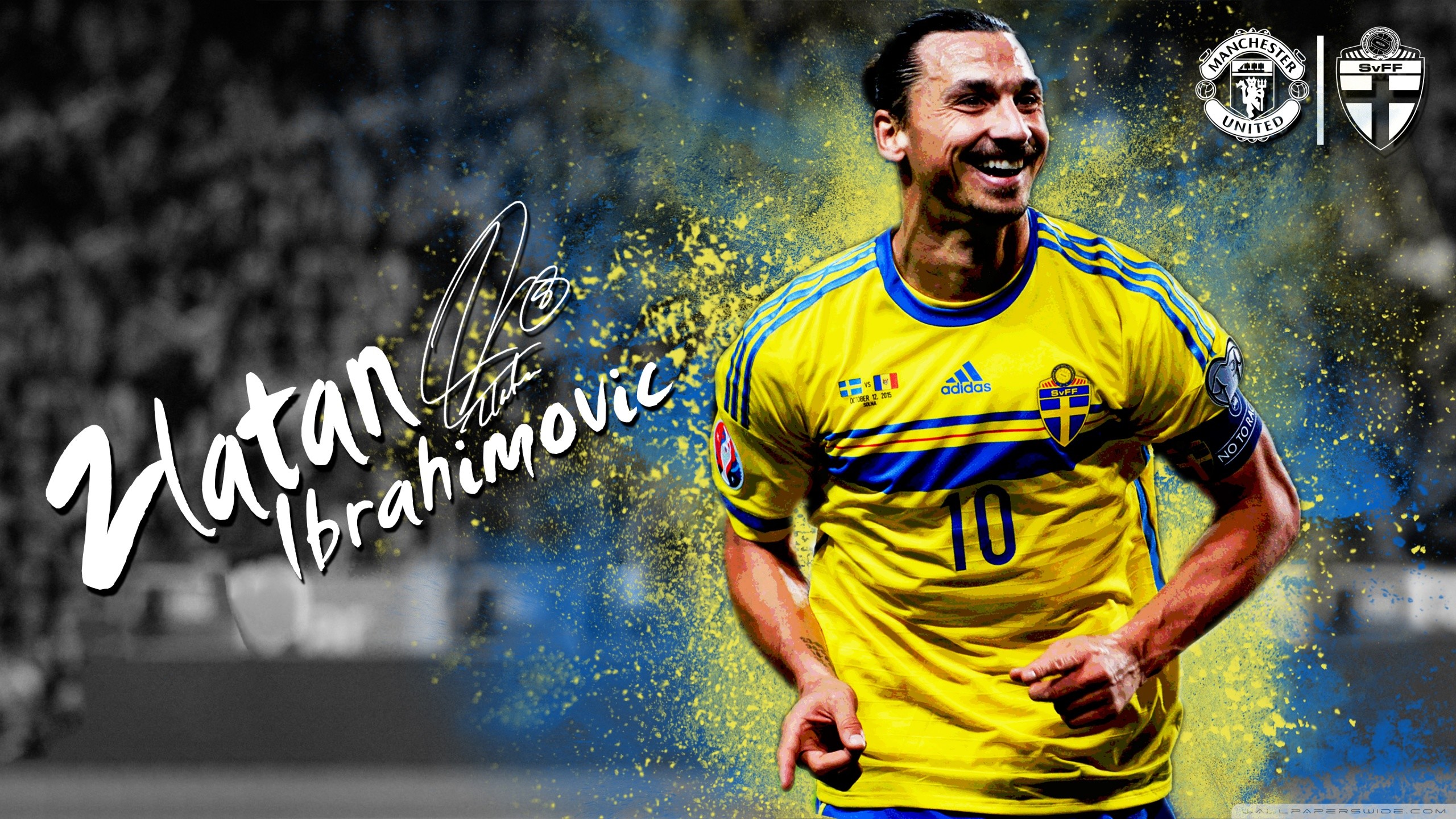 Zlatan Ibrahimovic Soccer Swedish Football Player Footballers 2560x1440