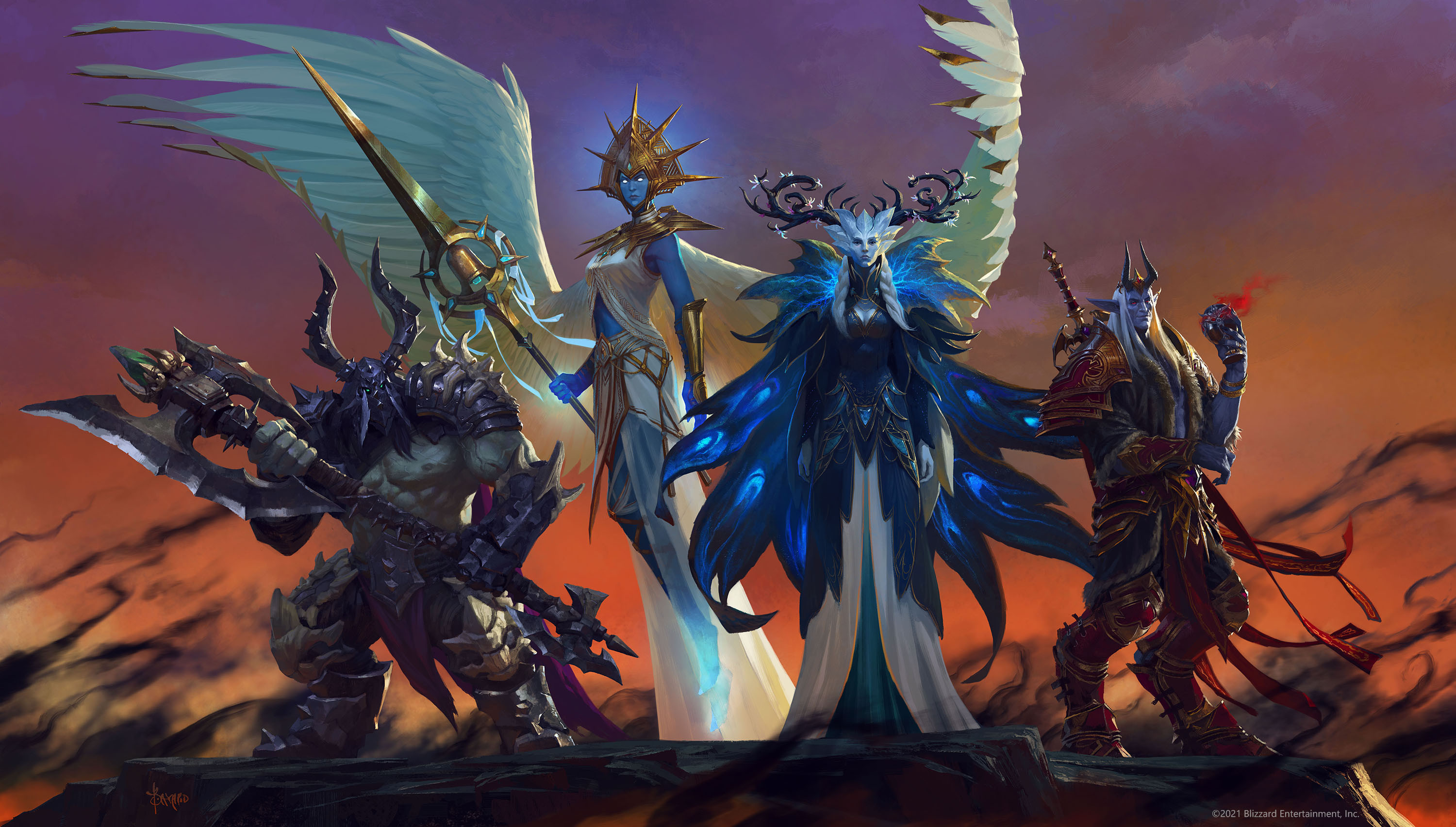 Blizzard Entertainment World Of Warcraft World Of Warcraft Shadowlands 3000x1705