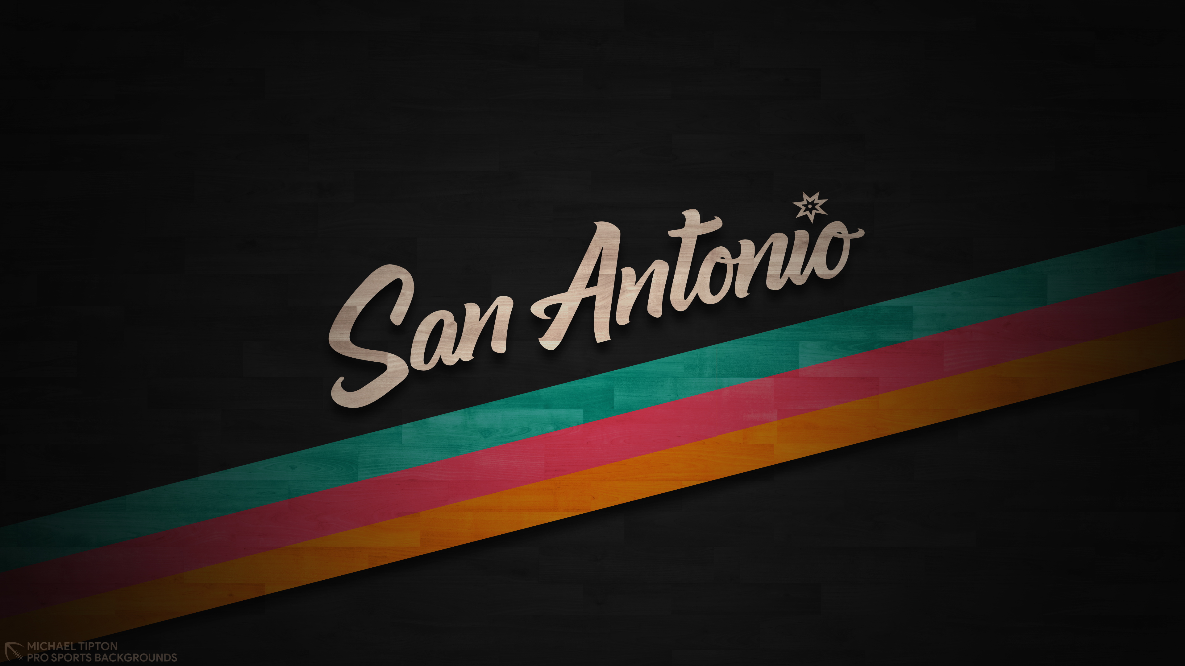 Basketball Crest Emblem Logo Nba San Antonio Spurs 3840x2160
