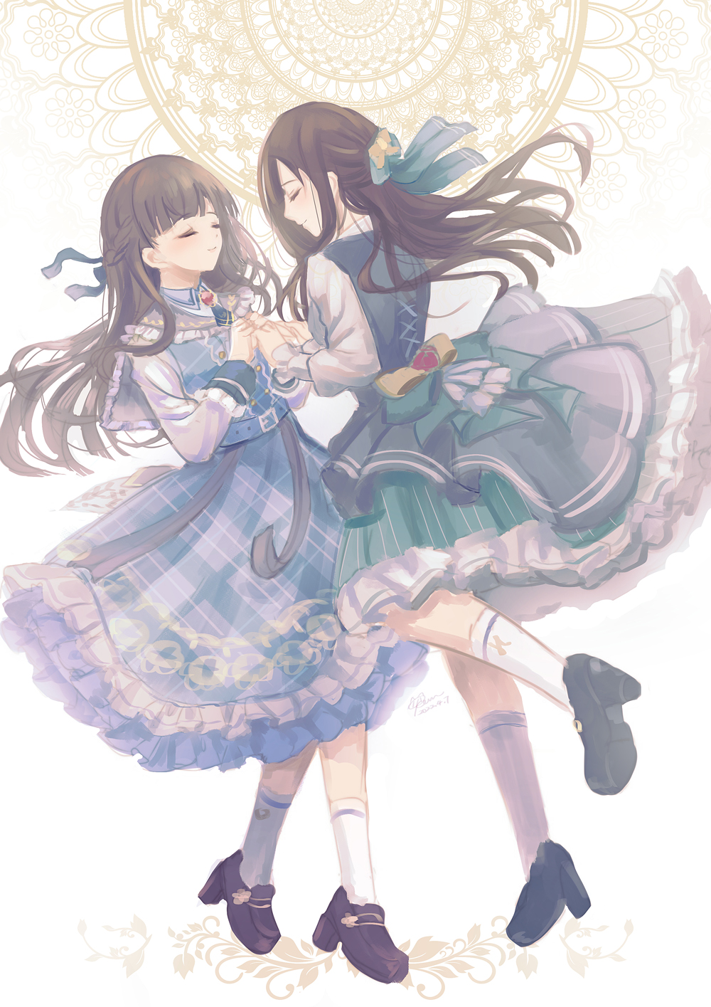 Anime Anime Girls THE IDOLM STER THE IDOLM STER Cinderella Girls Long Hair Brunette Kobayakawa Sae Y 1000x1415