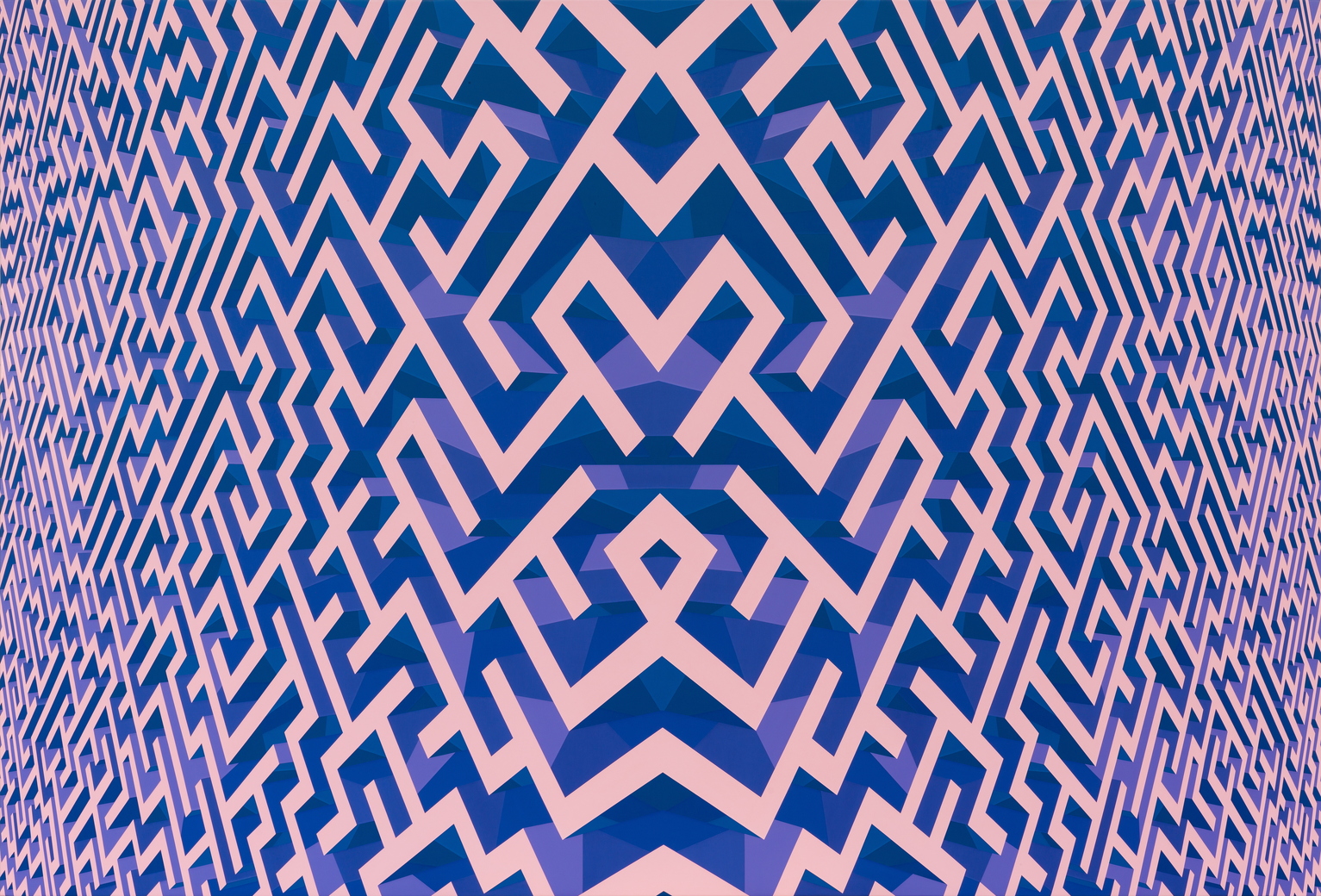 Digital Art Abstract 3D 3D Abstract Maze Symmetry 1533x1040