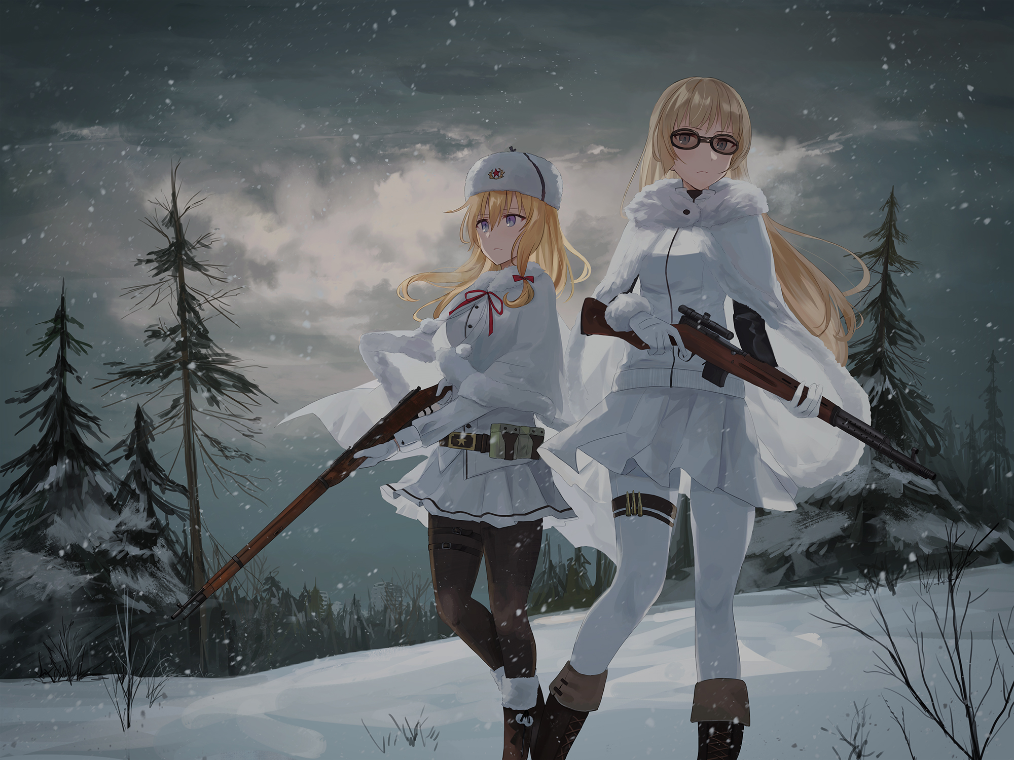 Mosin Nagant Girls Frontline Svt 38 Girls Frontline 2000x1500