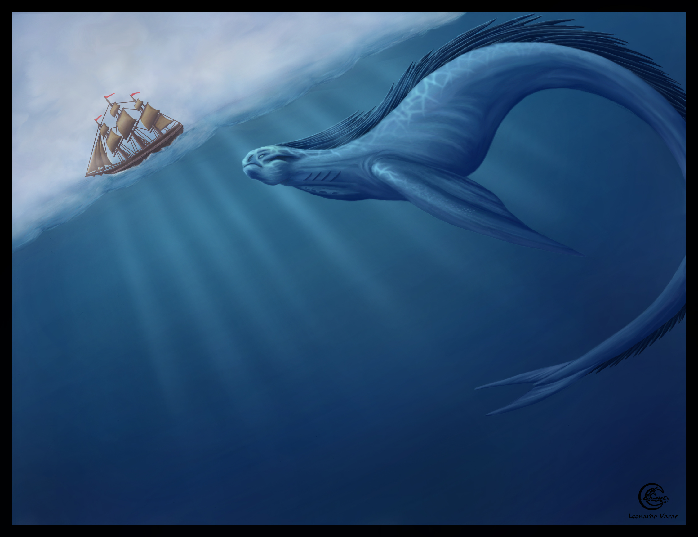 Fantasy Sea Monster 2251x1731