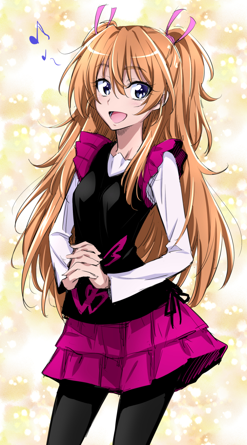 Anime Anime Girls Suite Precure Hojo Hibiki Long Hair Twintails Brunette Artwork Digital Art Fan Art 834x1500