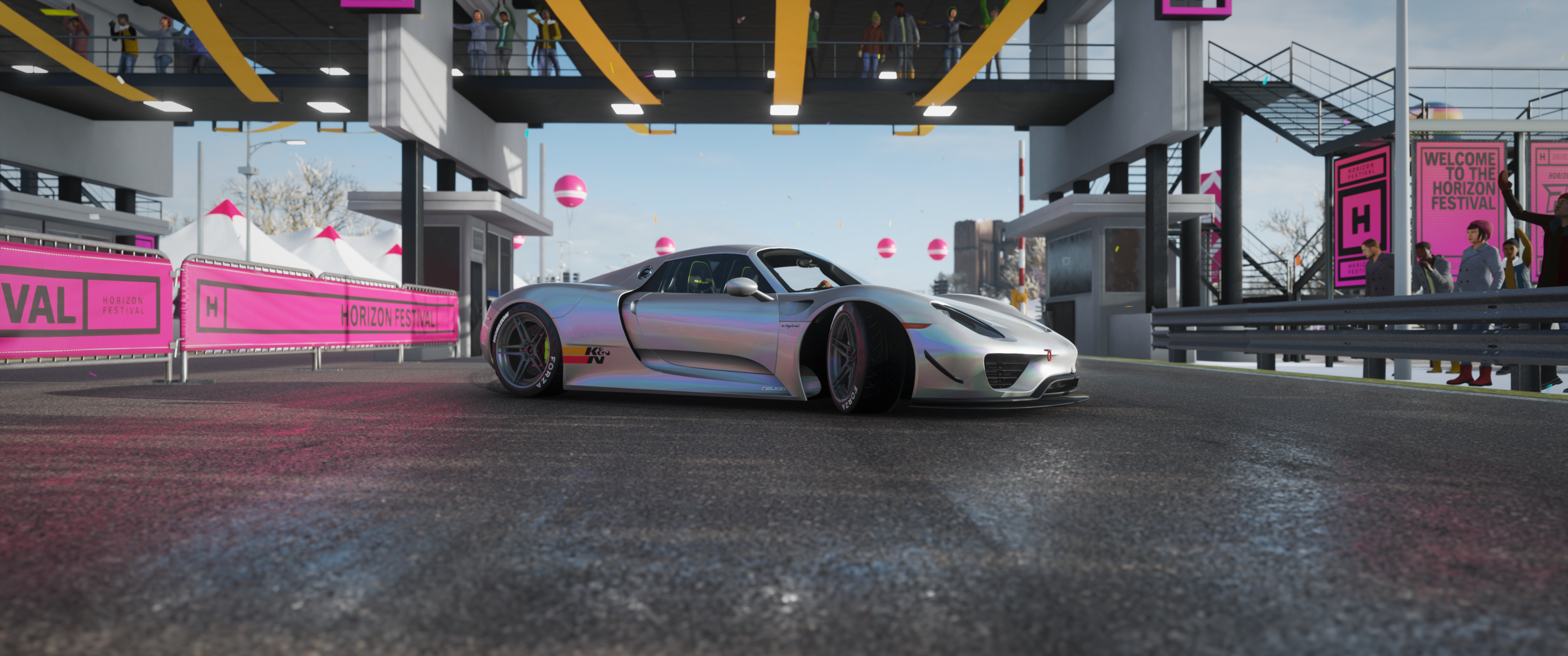 Forza Forza Horizon 4 Racing Car Ultrawide Video Games Porsche 918 Spyder 3440x1440