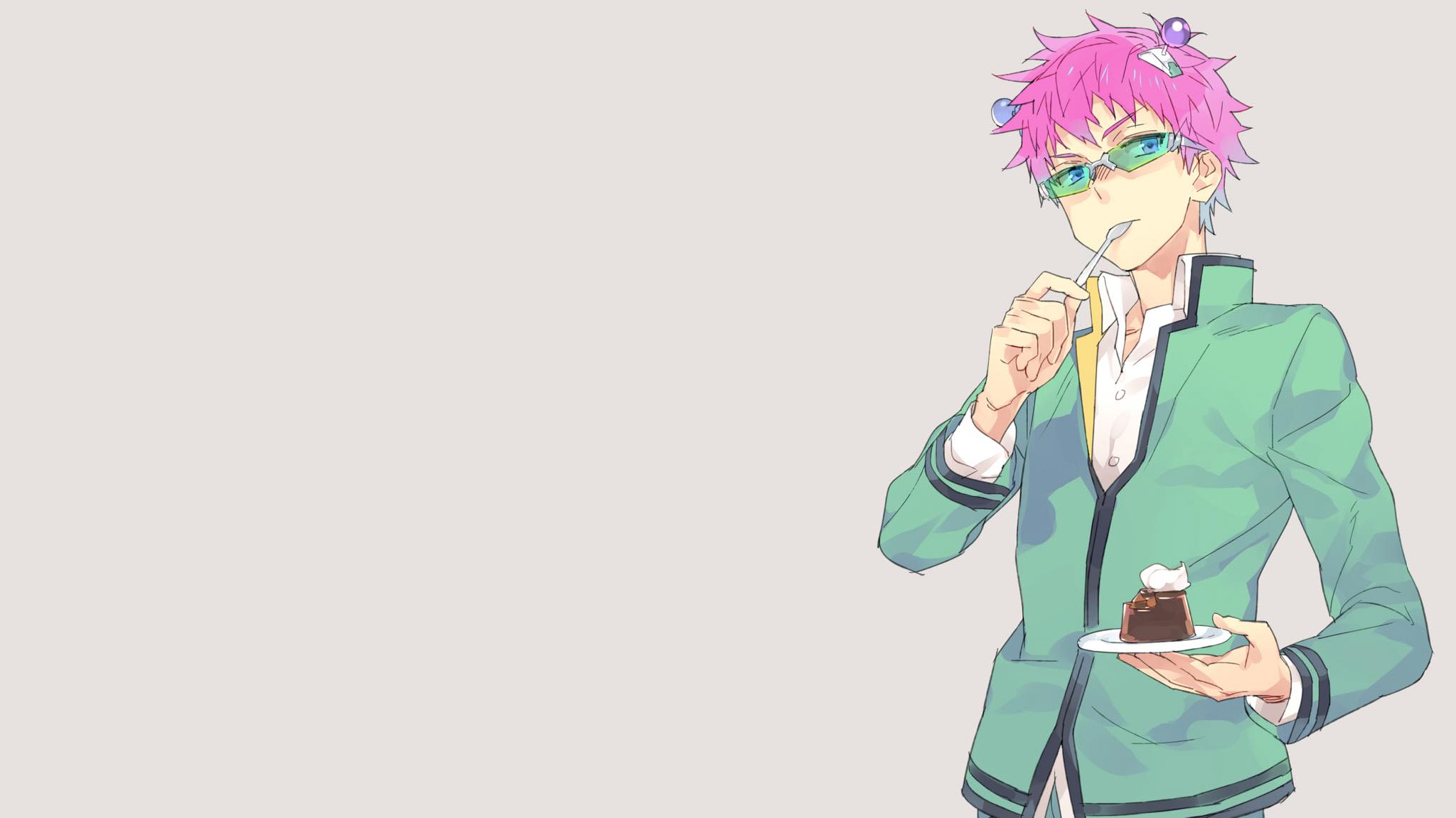 Saiki Kusuo Pink Hair Anime Boys 2048x1151