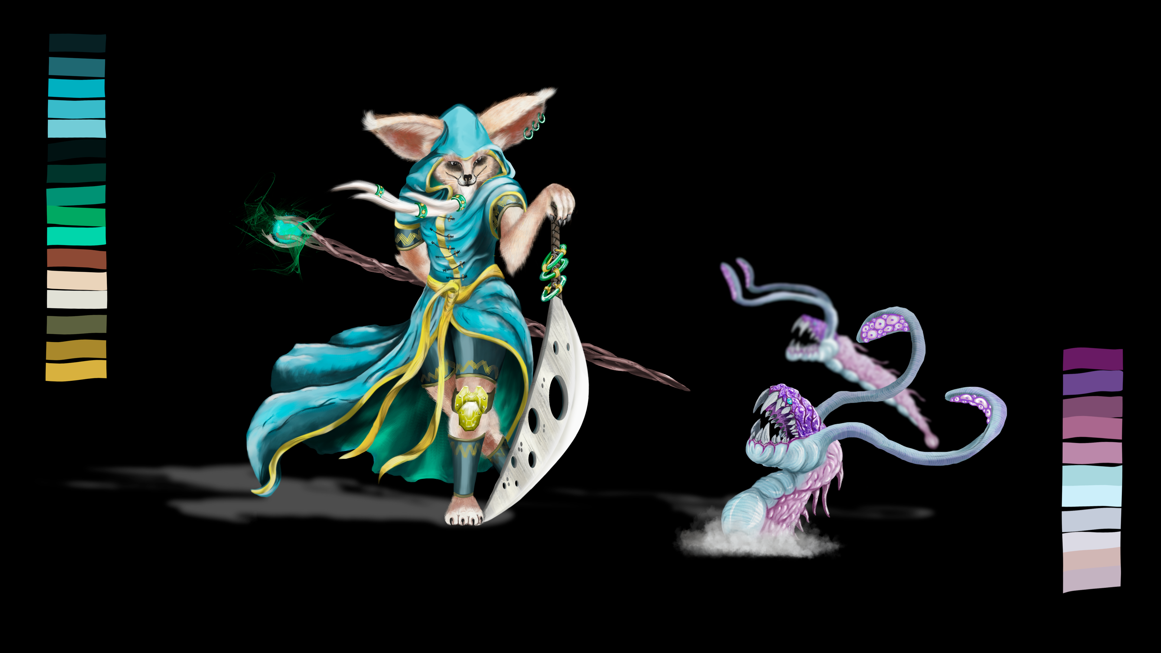 Character Design Humanoid Fantasy Warrior Swordsman Desert Anthro World Of Warcraft 3840x2160