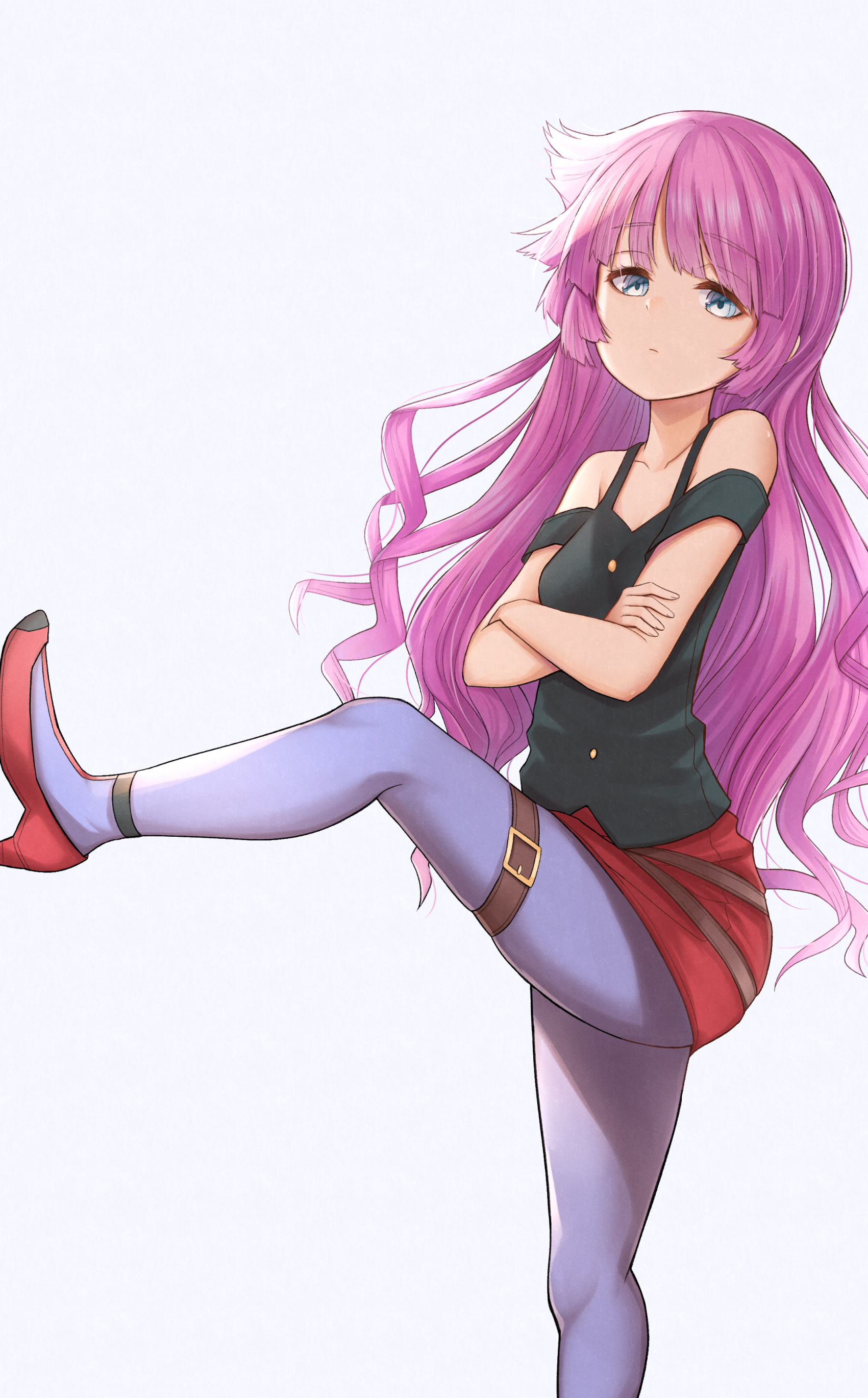 Anime Anime Girls Yu Gi Oh Yu Gi Oh SEVENS Romin Kirishima Long Hair Pink Hair Artwork Digital Art F 1701x2740