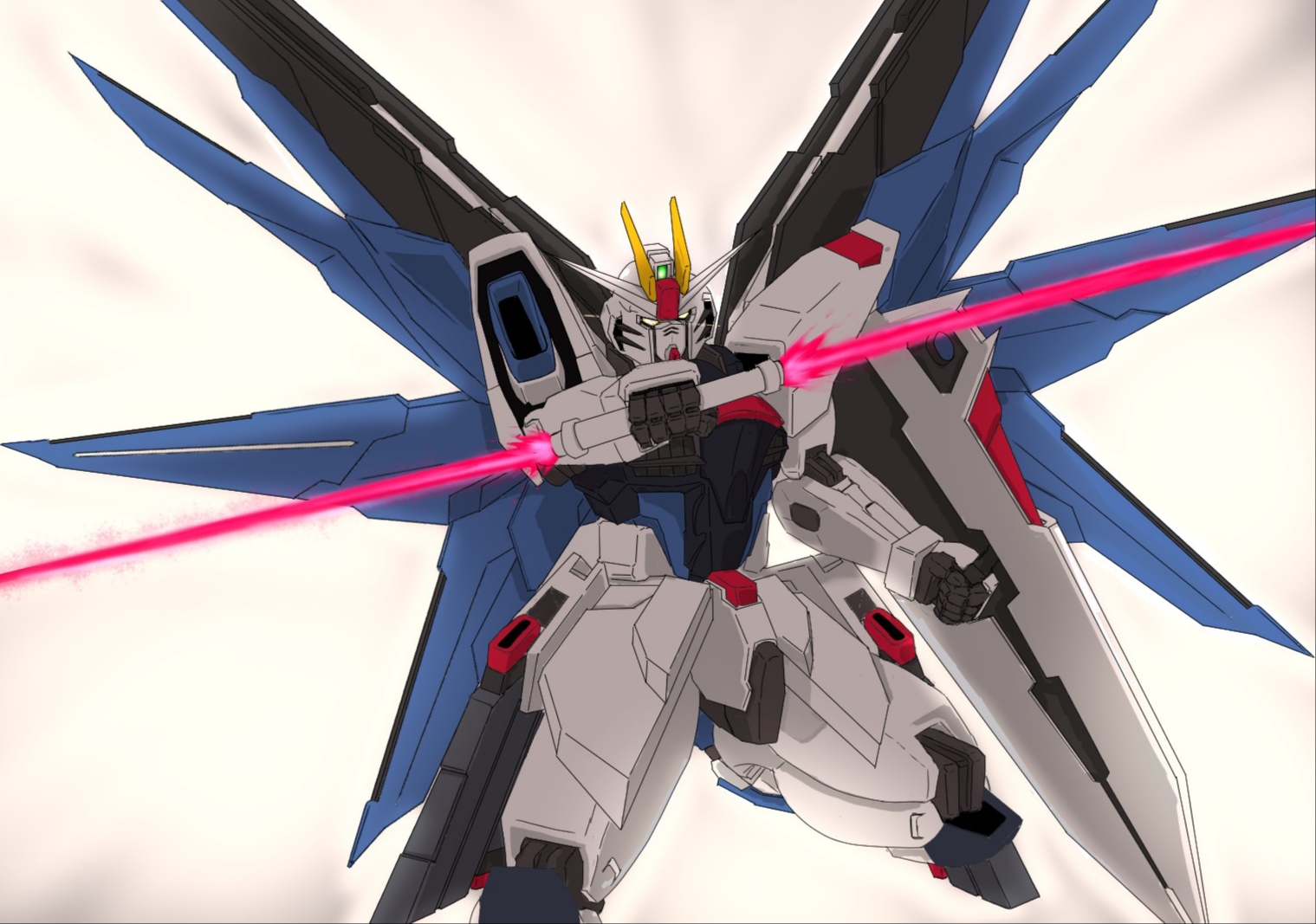 Anime Mechs Gundam Mobile Suit Gundam SEED Freedom Gundam Artwork Digital Art Fan Art Super Robot Wa 1519x1067