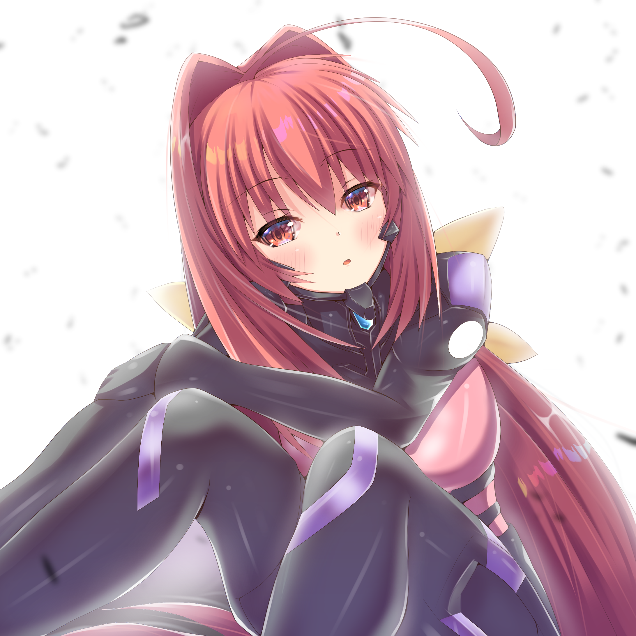 Kagami Sumika Anime Anime Girls Muv Luv Muv Luv Alternative Long Hair Pink Hair Artwork Digital Art  2184x2184