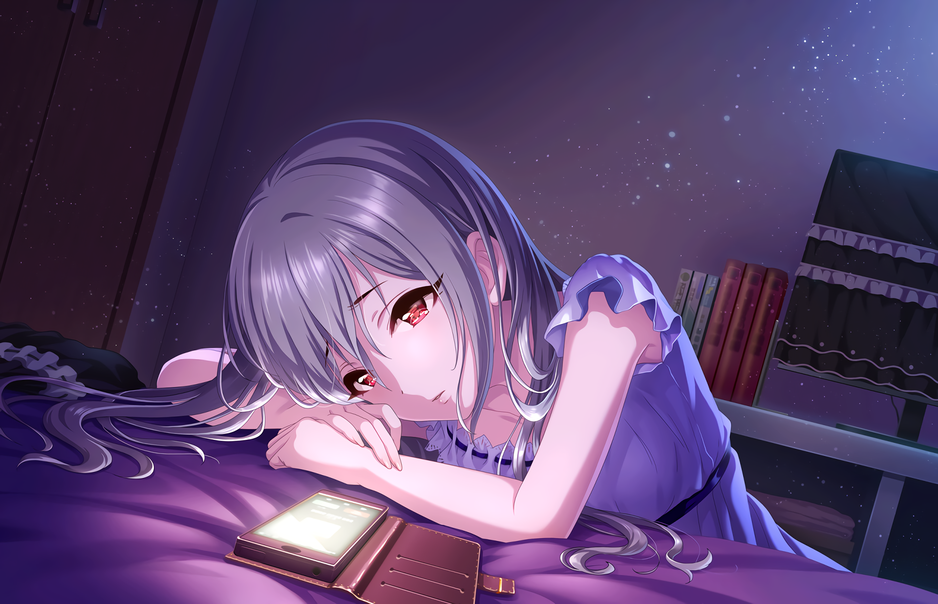 THE IDOLM STER Cinderella Girls Kanzaki Ranko Phone Bed Bedroom Anime Girls THE IDOLM STER 1920x1236