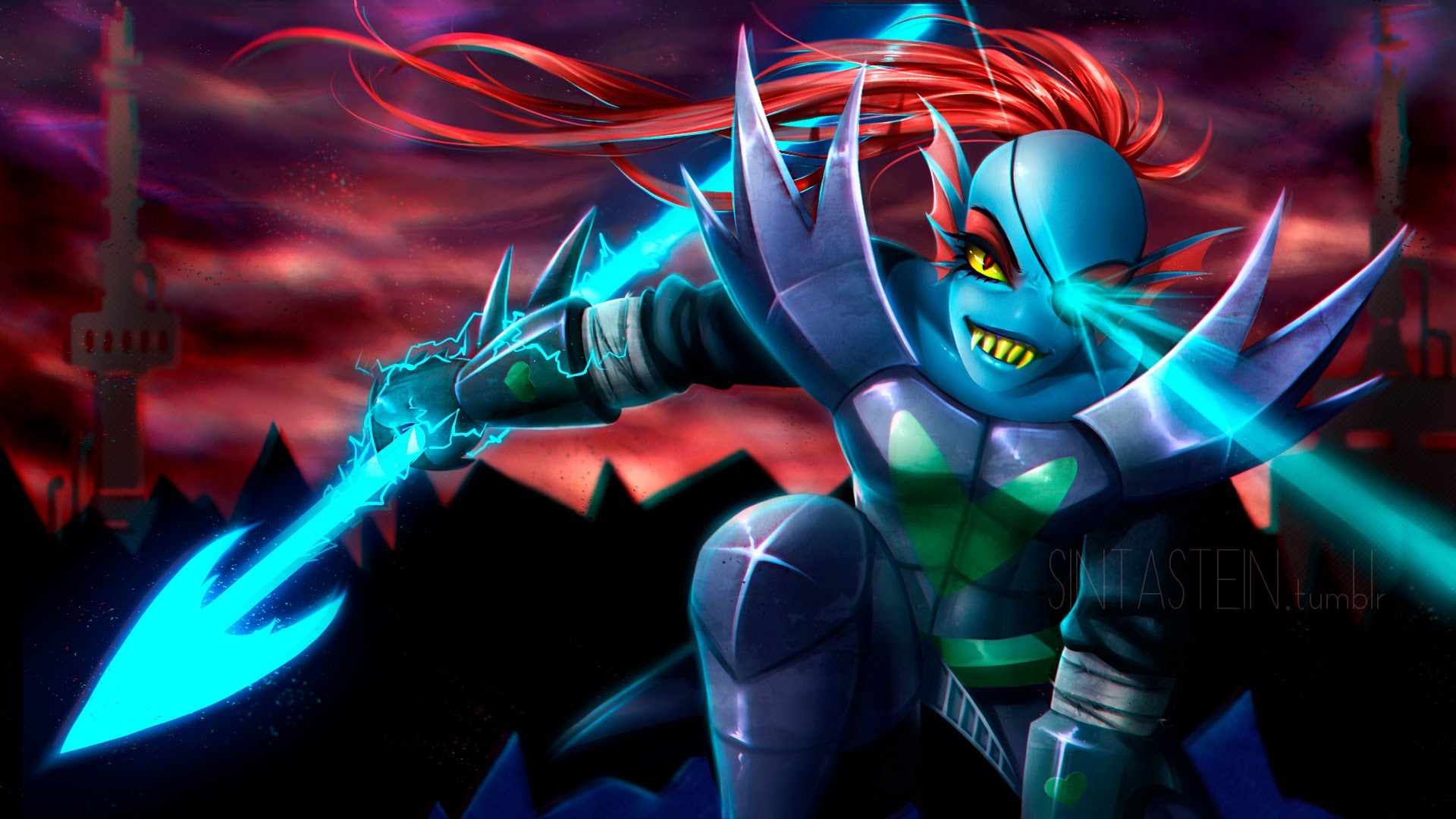 Undyne Undertale 1920x1080