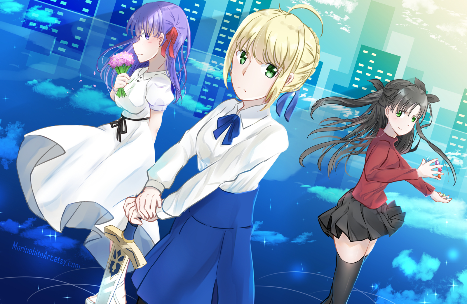Anime Anime Girls Fate Series Fate Stay Night Fate Stay Night Unlimited Blade Works Fate Stay Night  1600x1043