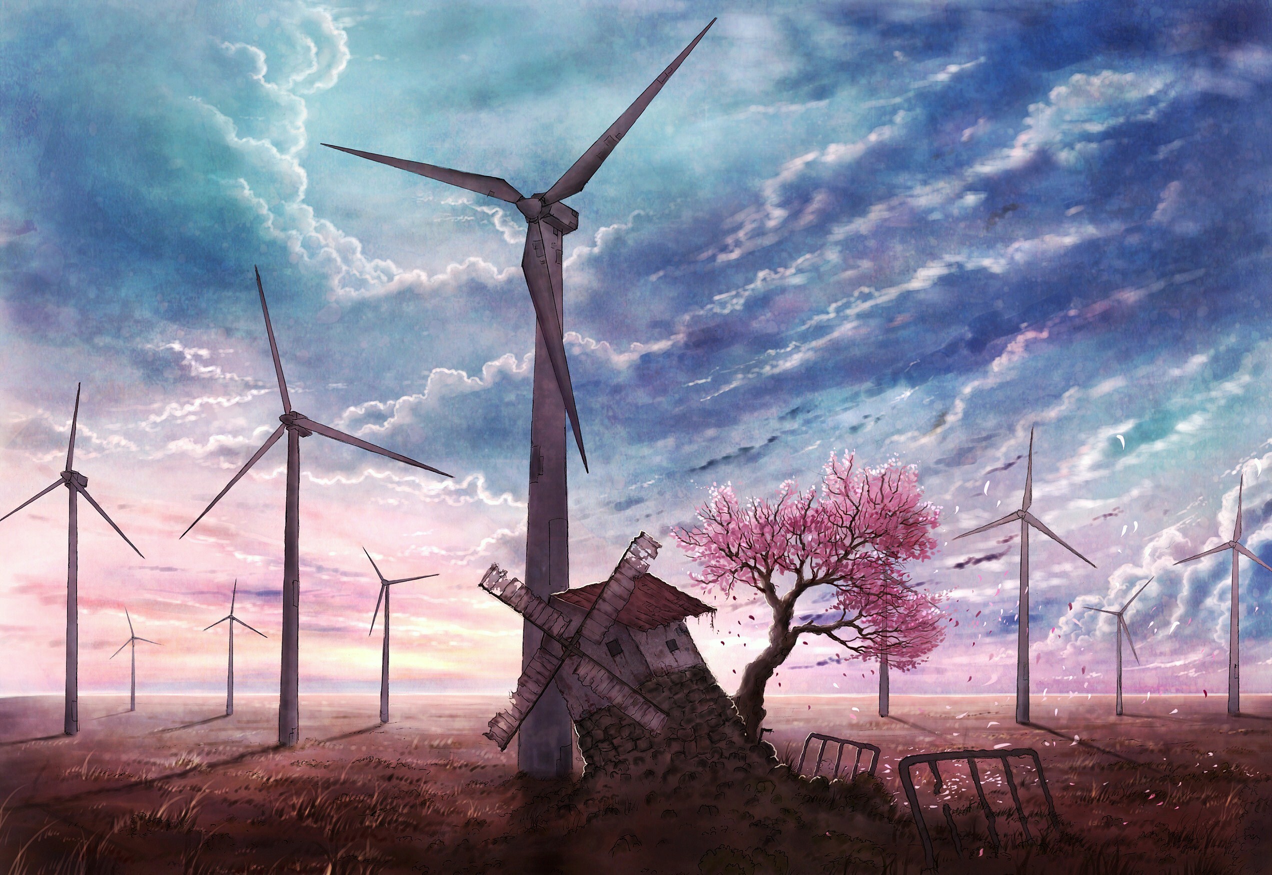 Windmill Clouds Artwork C O L A 2543x1750