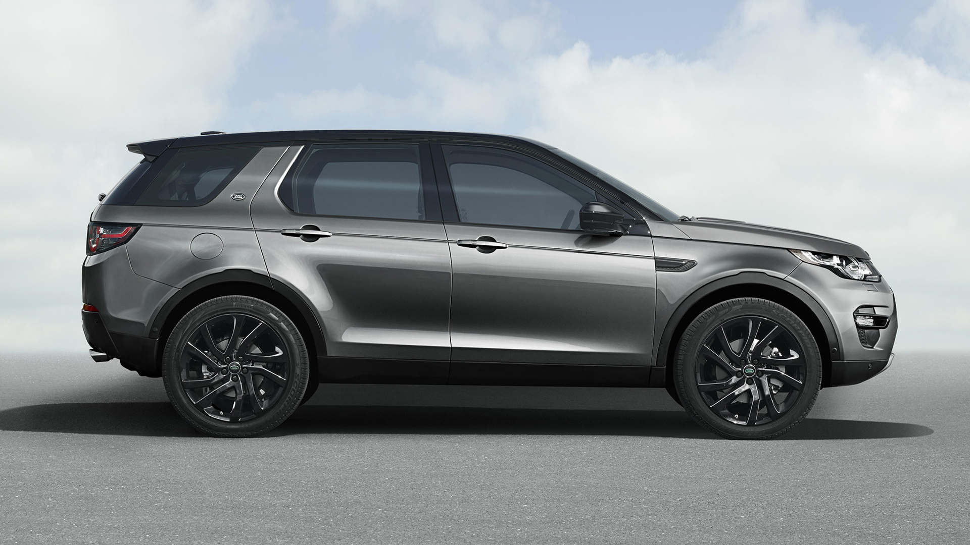 Black Car Car Crossover Car Land Rover Discovery Sport Hse Luxury Black Design Pack Subcompact Car S 1920x1080