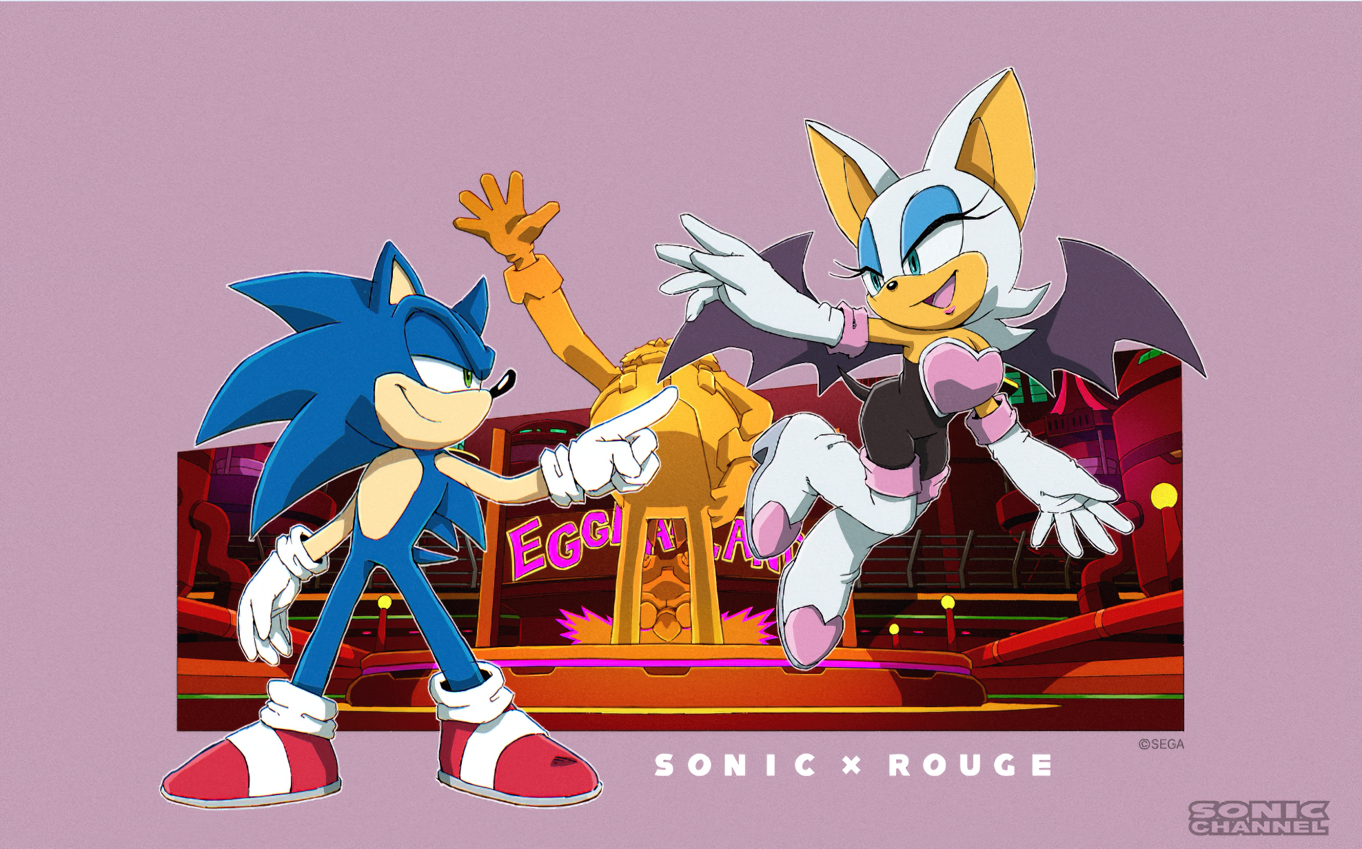 Sonic Sonic The Hedgehog Rouge The Bat Rouge PC Gaming Video Game Art Comic Art August Knowledge Seg 1976x1232