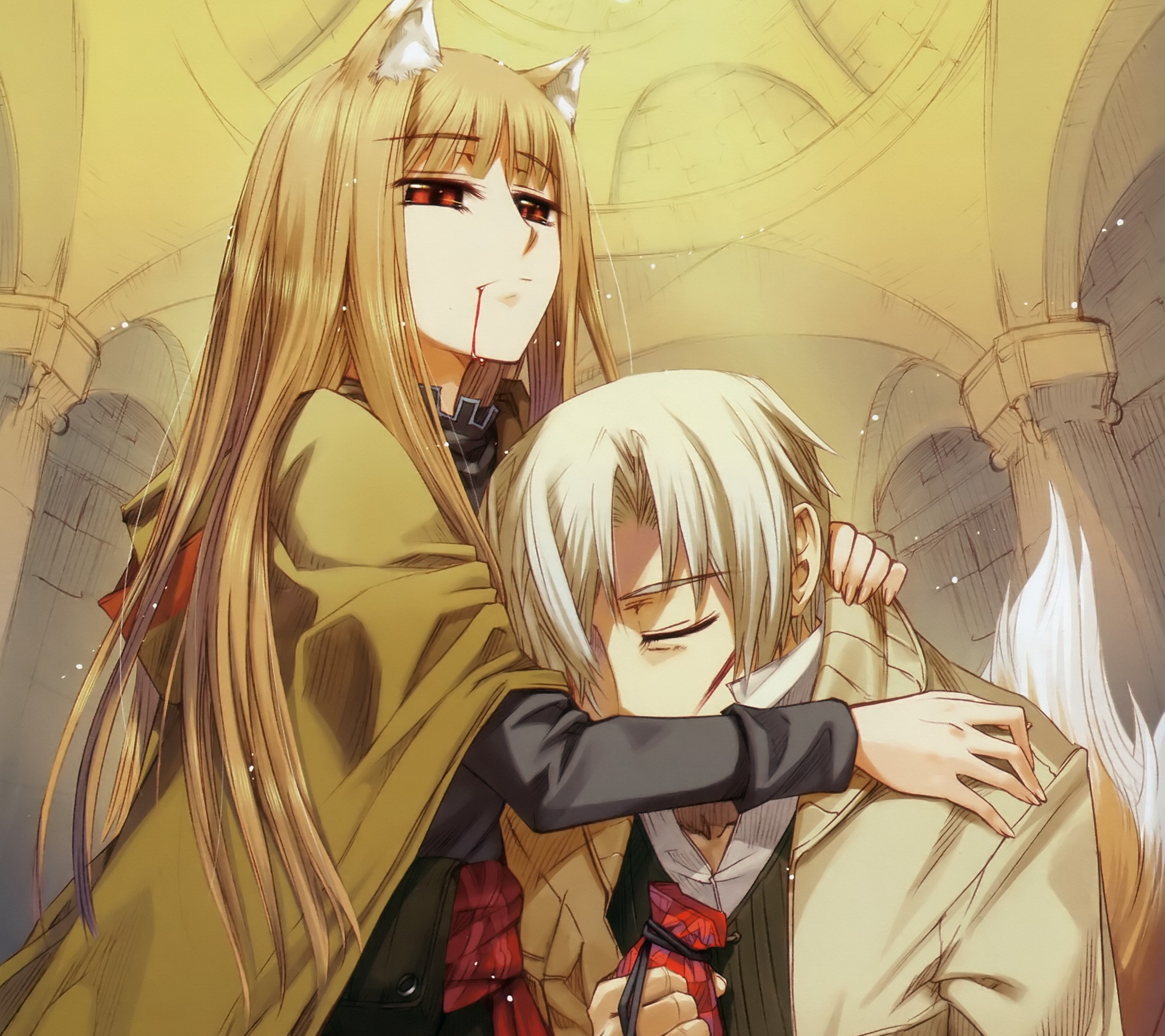 Spice And Wolf Holo Spice And Wolf Lawrence Kraft 1952x1736
