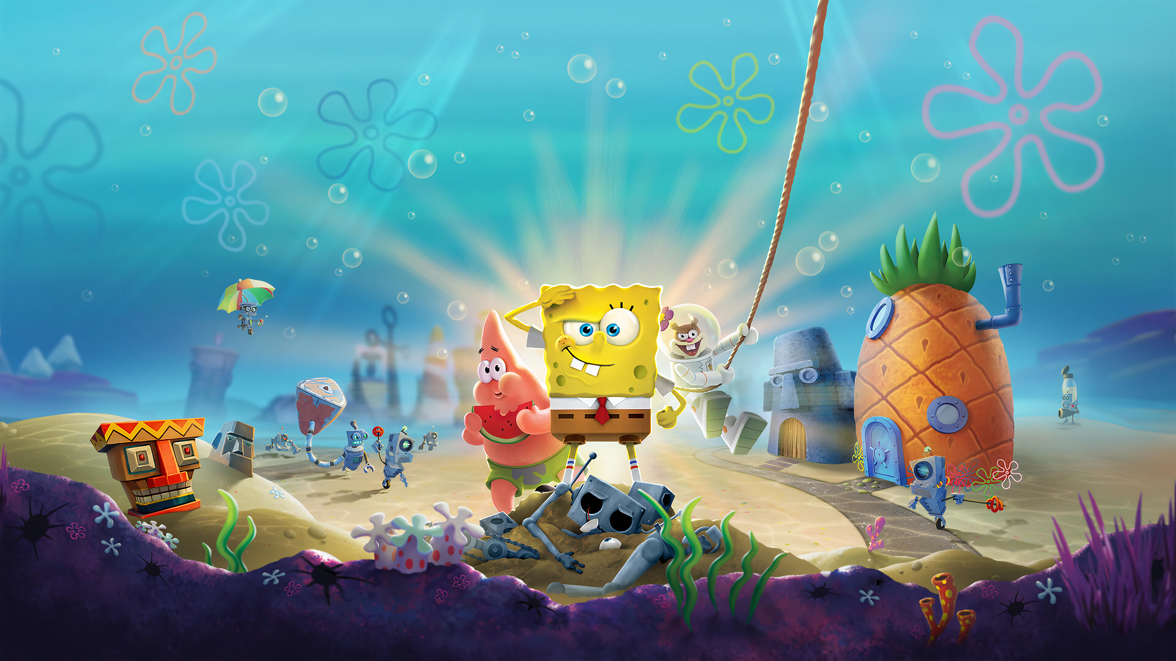 Spongebob Squarepants Patrick Star 3840x2160