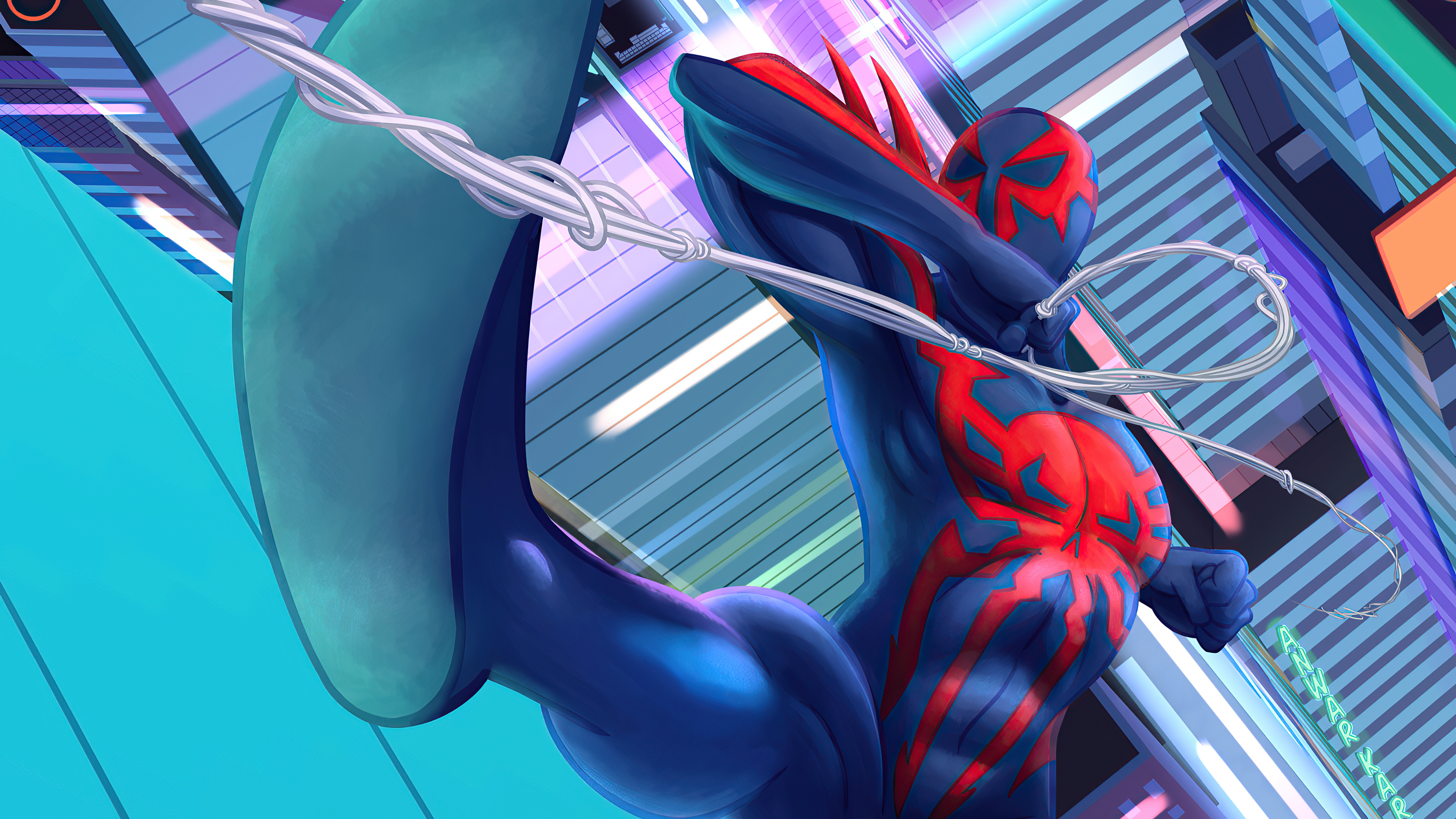 Marvel Comics Spider Man 2099 3840x2160