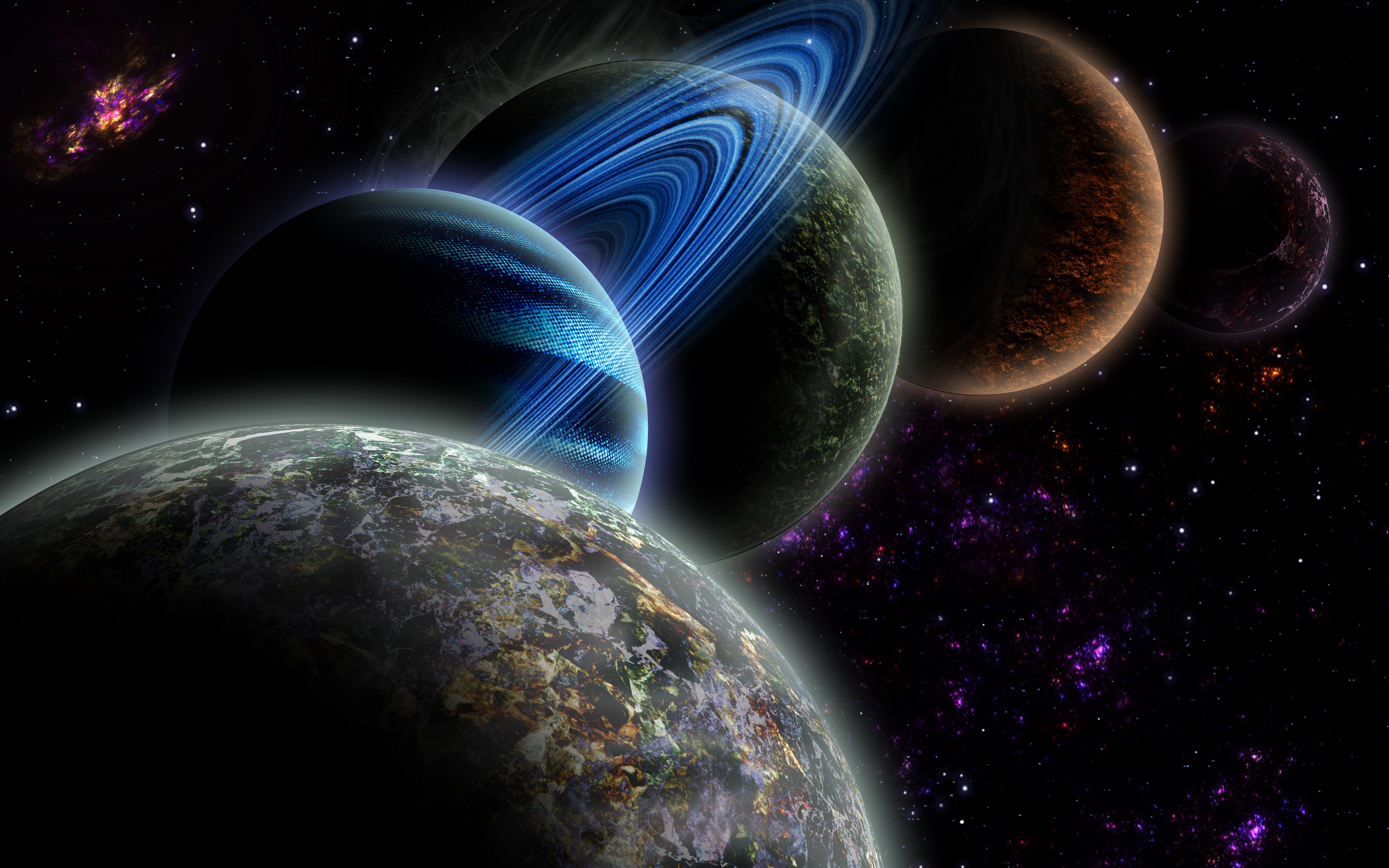 Space Planet 3840x2400
