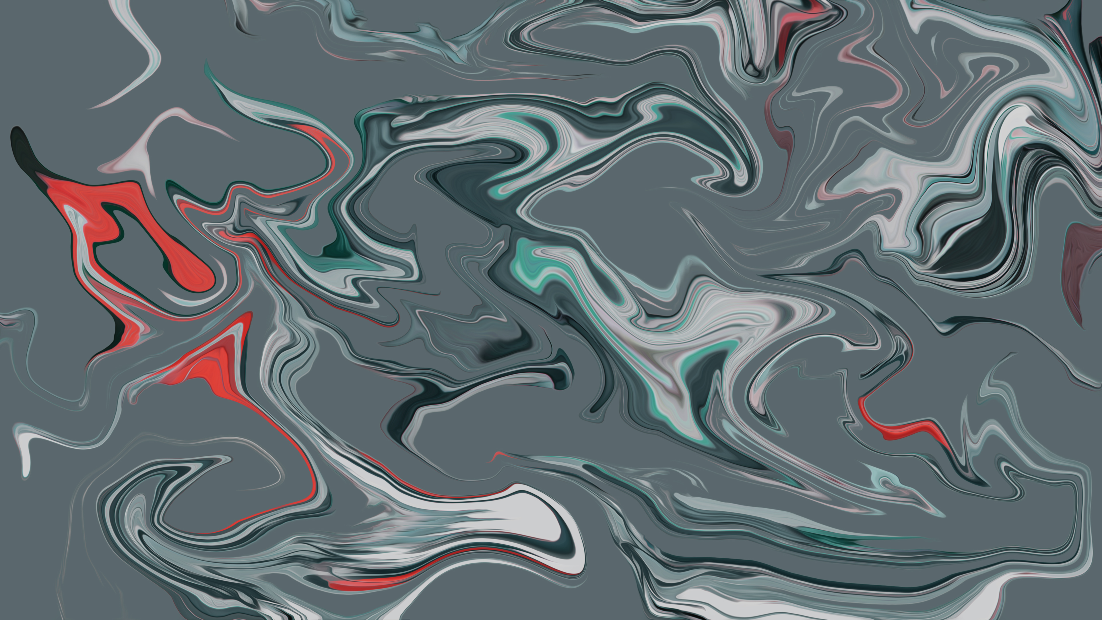 Abstract Fluid Liquid Illustration Graphic Design Artwork Digital Art Gray Wind XEBELiON 3840x2160