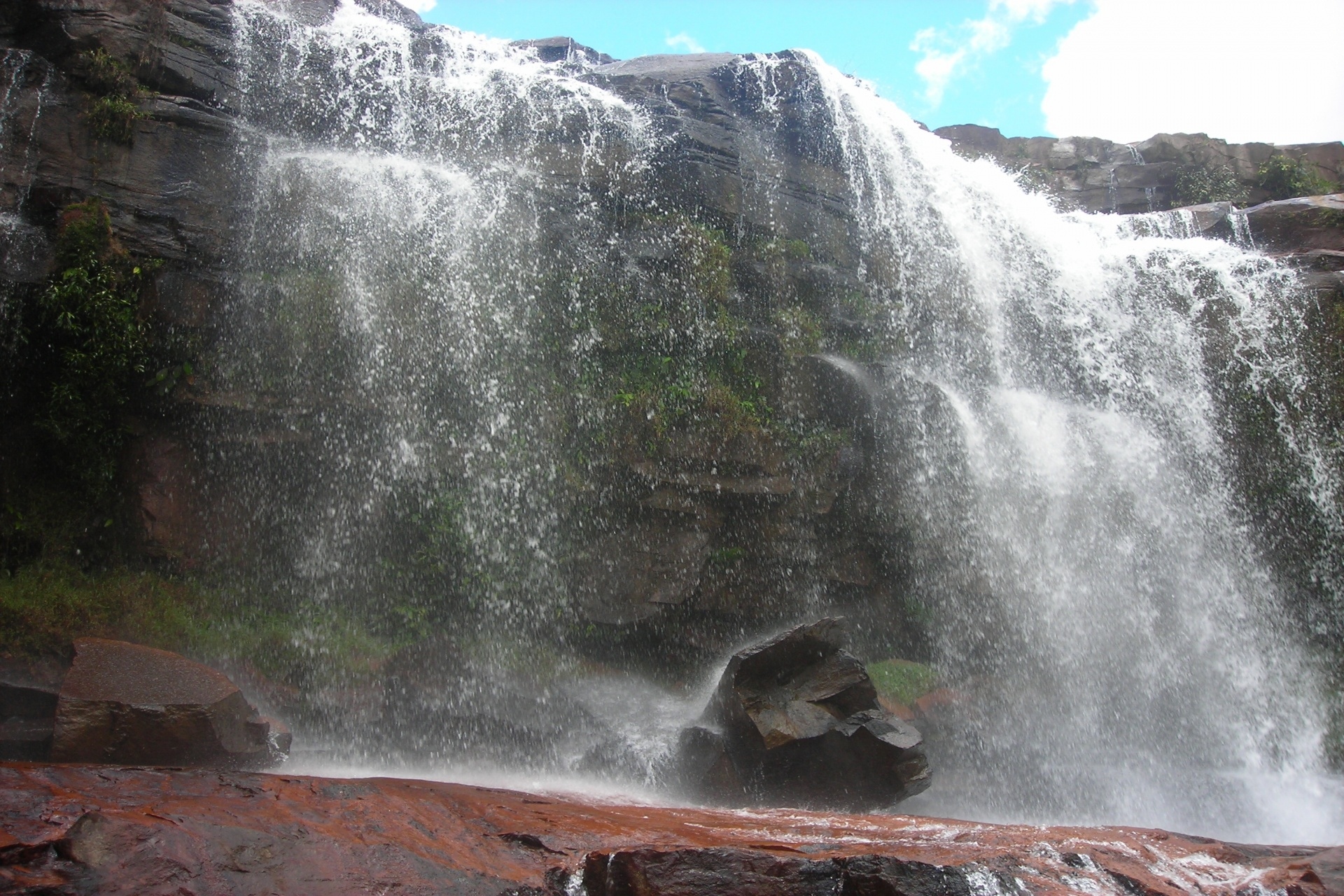 Nature Rock Venezuela Water Waterfall 1920x1280