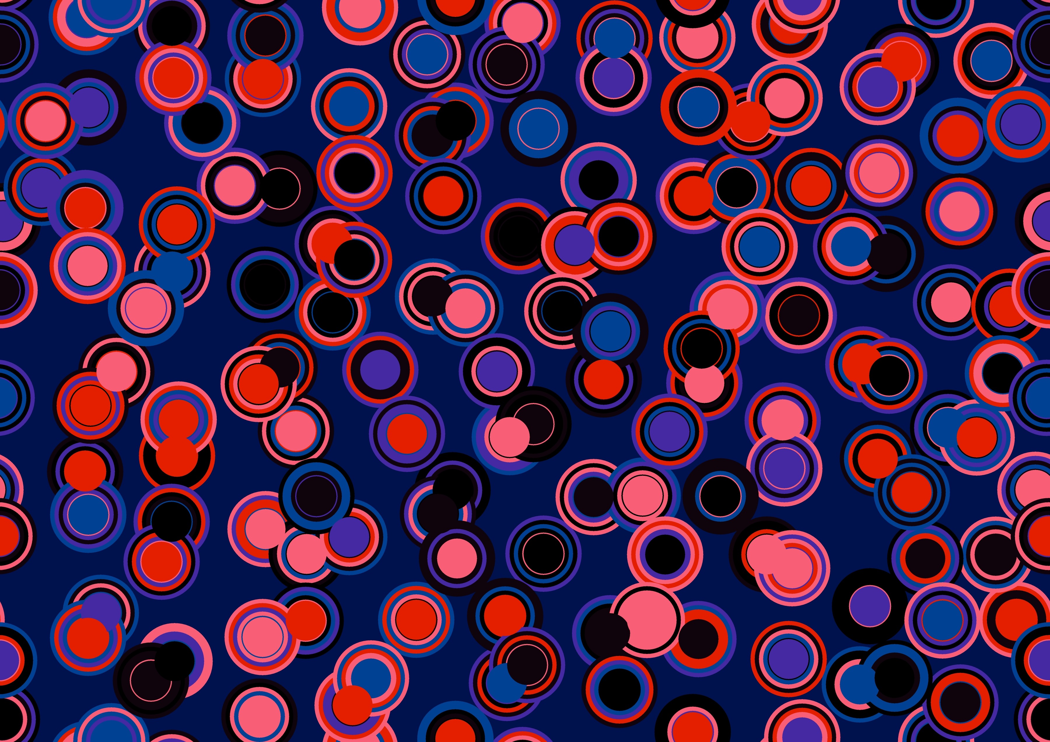Artistic Circle Colors Digital Art 3600x2545