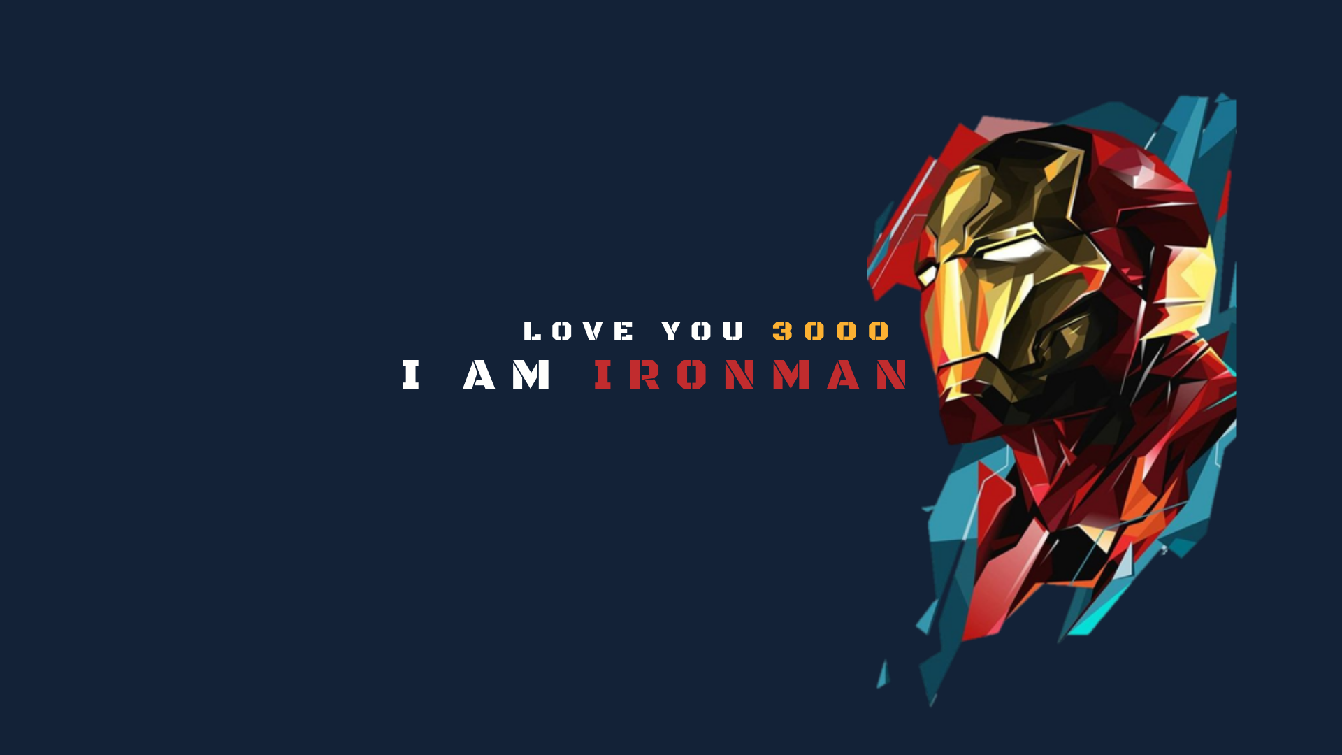 I Love You 3000 Tony Stark Iron Man Marvel Cinematic Universe Marvel Comics Avengers Infinity War Av 1920x1080