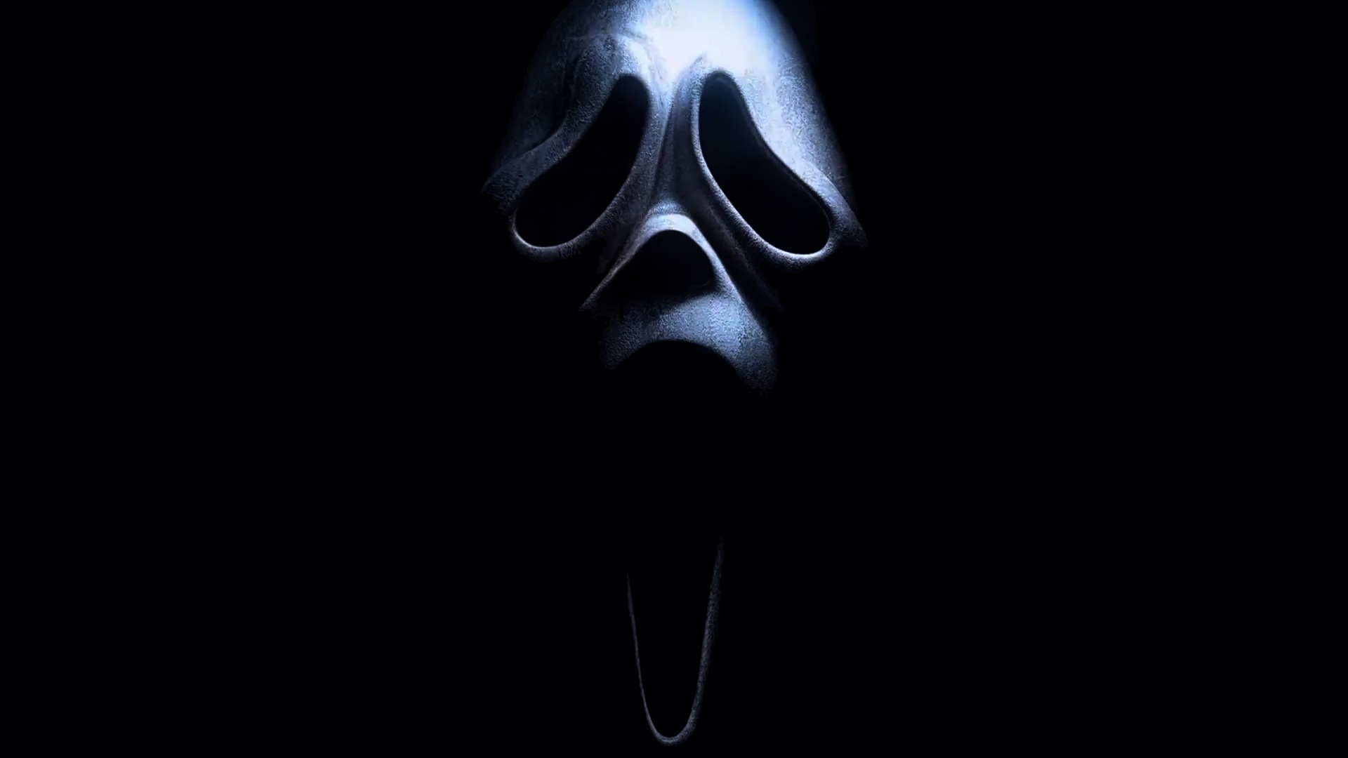 Scream Mask Black Background Ghostface Horror Movies 1920x1080