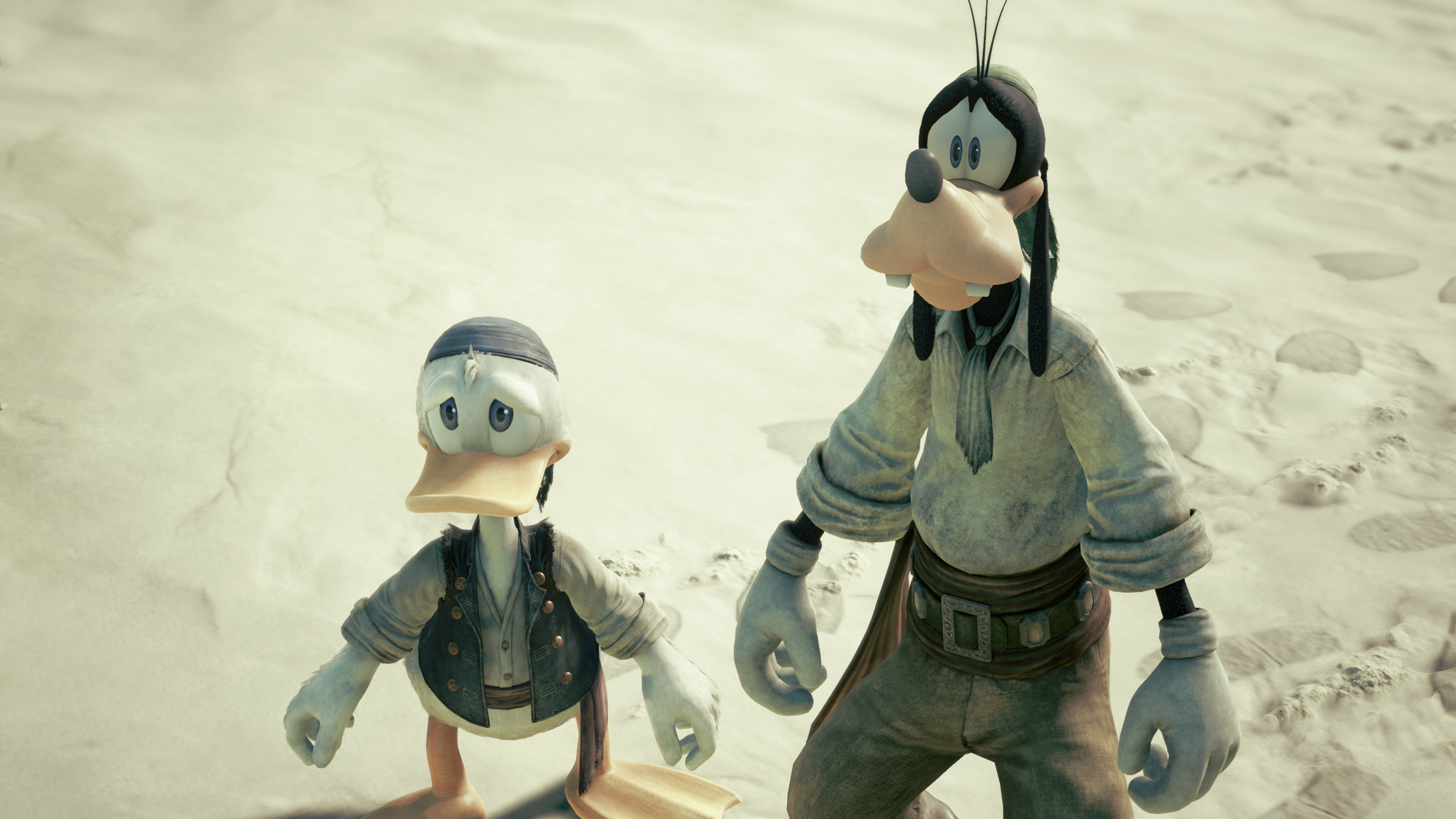 Kingdom Hearts Pirate Goofy Donald Duck 3840x2160