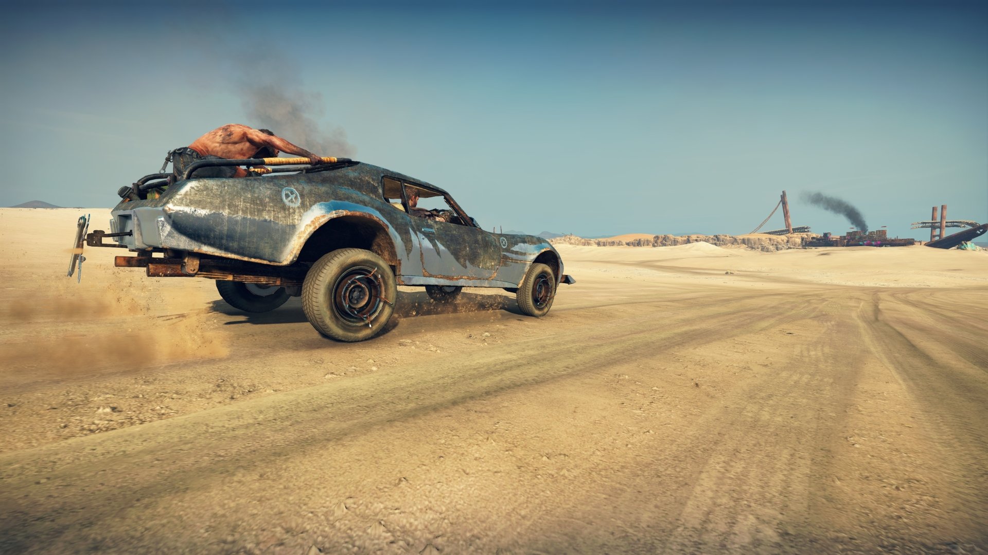 PC Gaming Video Games Mad Max Game Desert Apocalyptic Car Mad Max Screen Shot 1920x1080