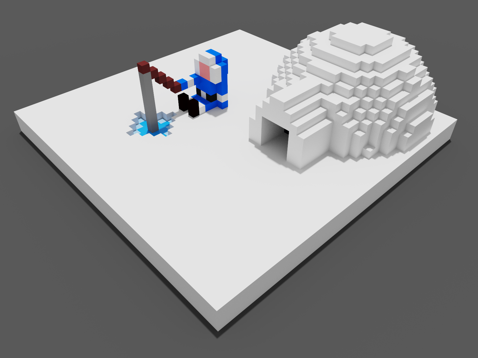 Voxels Snow Igloo 1600x1200