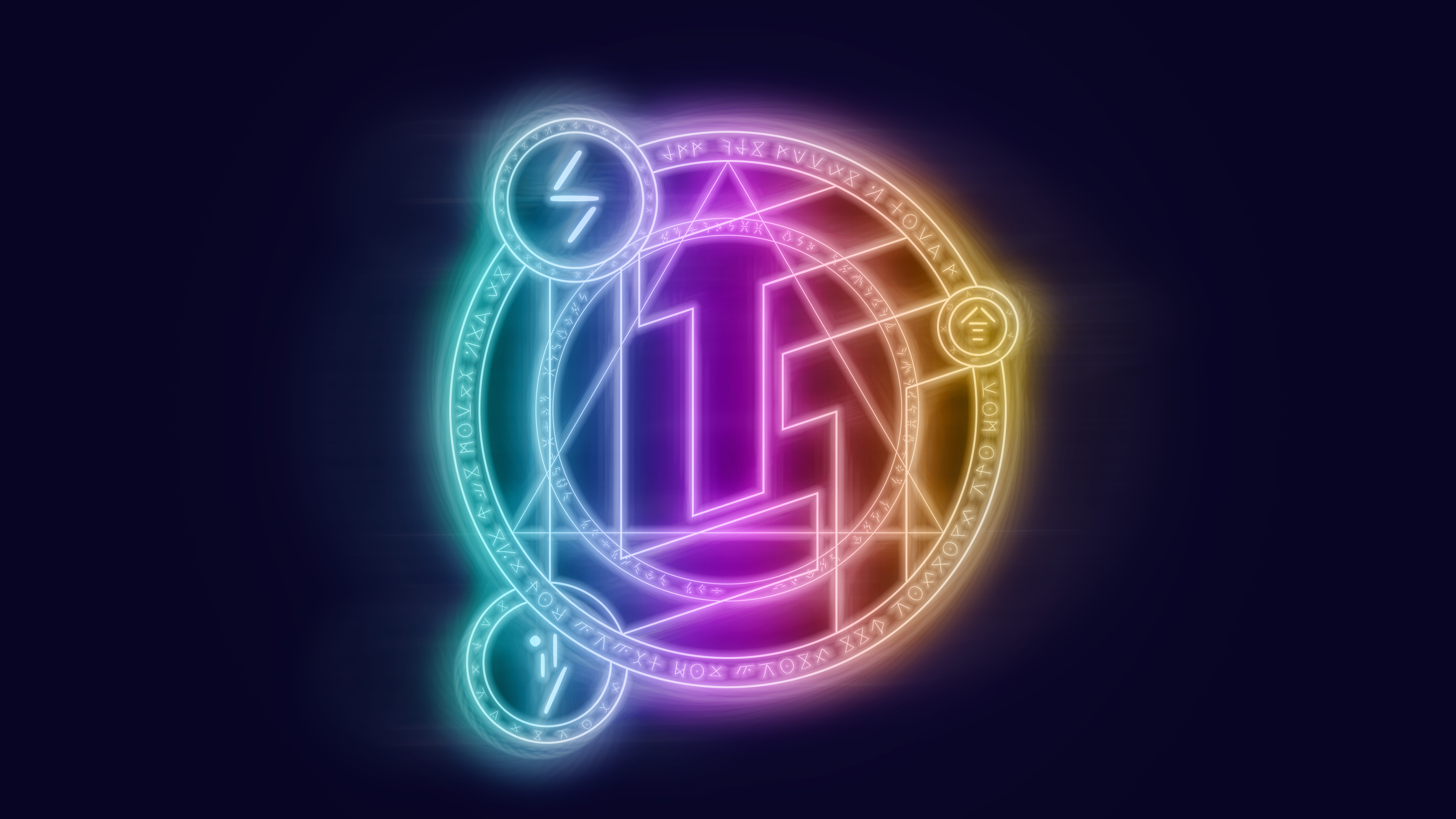 Linus Tech Tips Ltt Colorful Logo Magic Runes 3840x2160