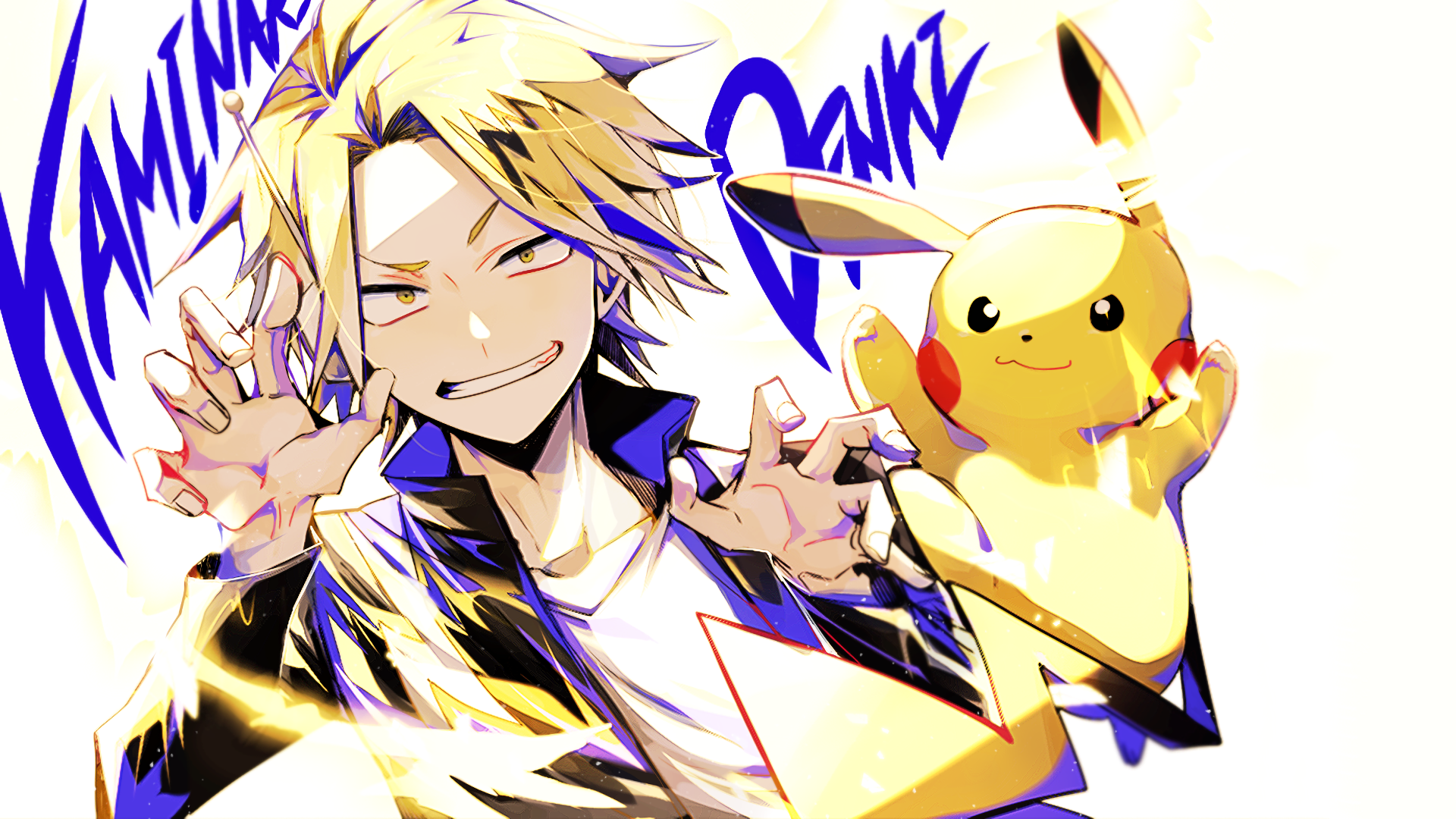 Boku No Hero Academia Kaminari Denki Pokemon Pikachu 1920x1080