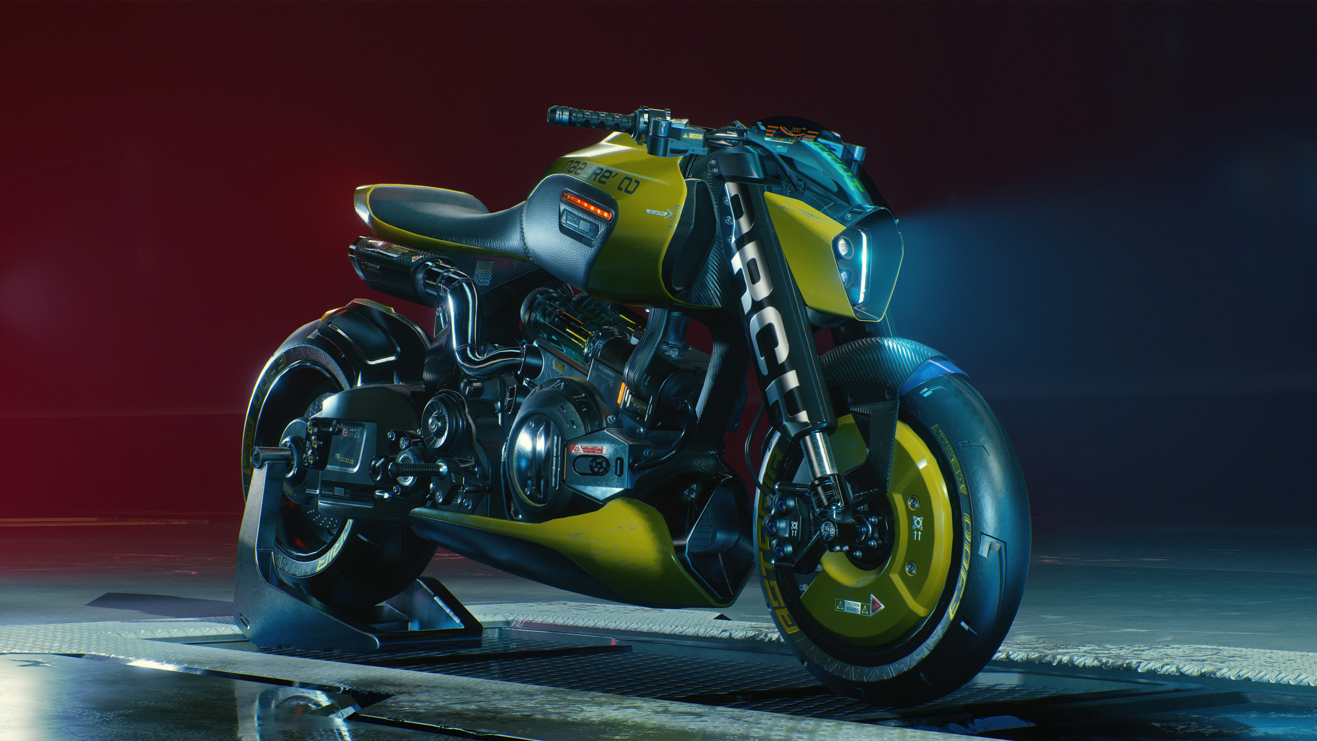 ARCH Motorcycle Video Games Video Game Art Cyberpunk Cyberpunk 2077 Futuristic ARCH Nazare Digital A 2560x1440