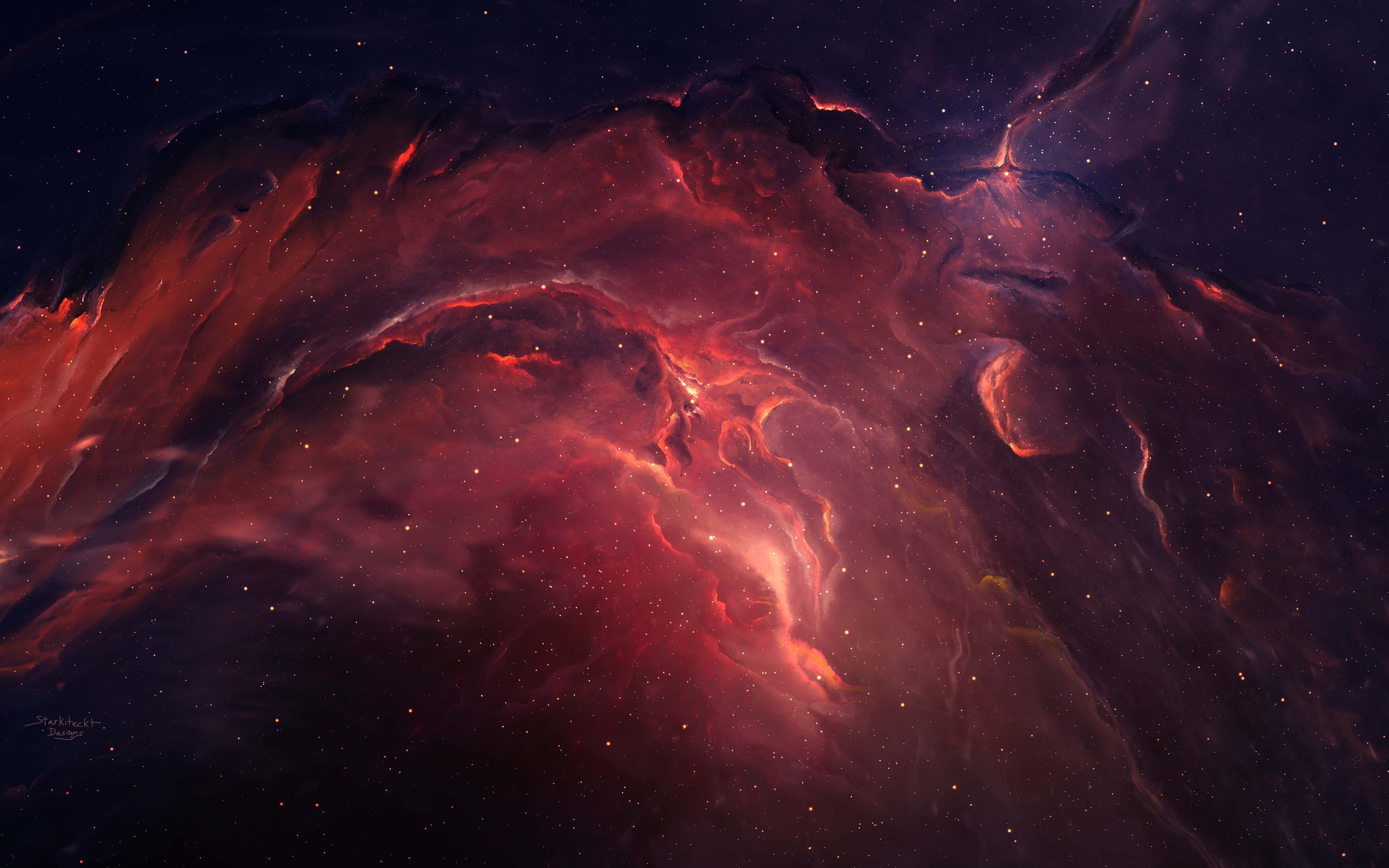 Starkiteckt Space Space Art Nebula 5120x3200