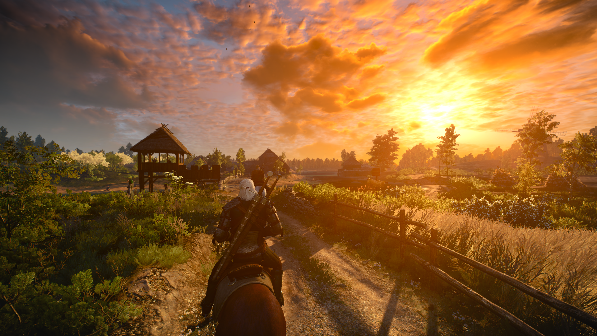 The Witcher The Witcher 3 CD Projekt RED The Witcher 3 Wild Hunt Geralt Of Rivia The White Wolf Vese 1920x1080