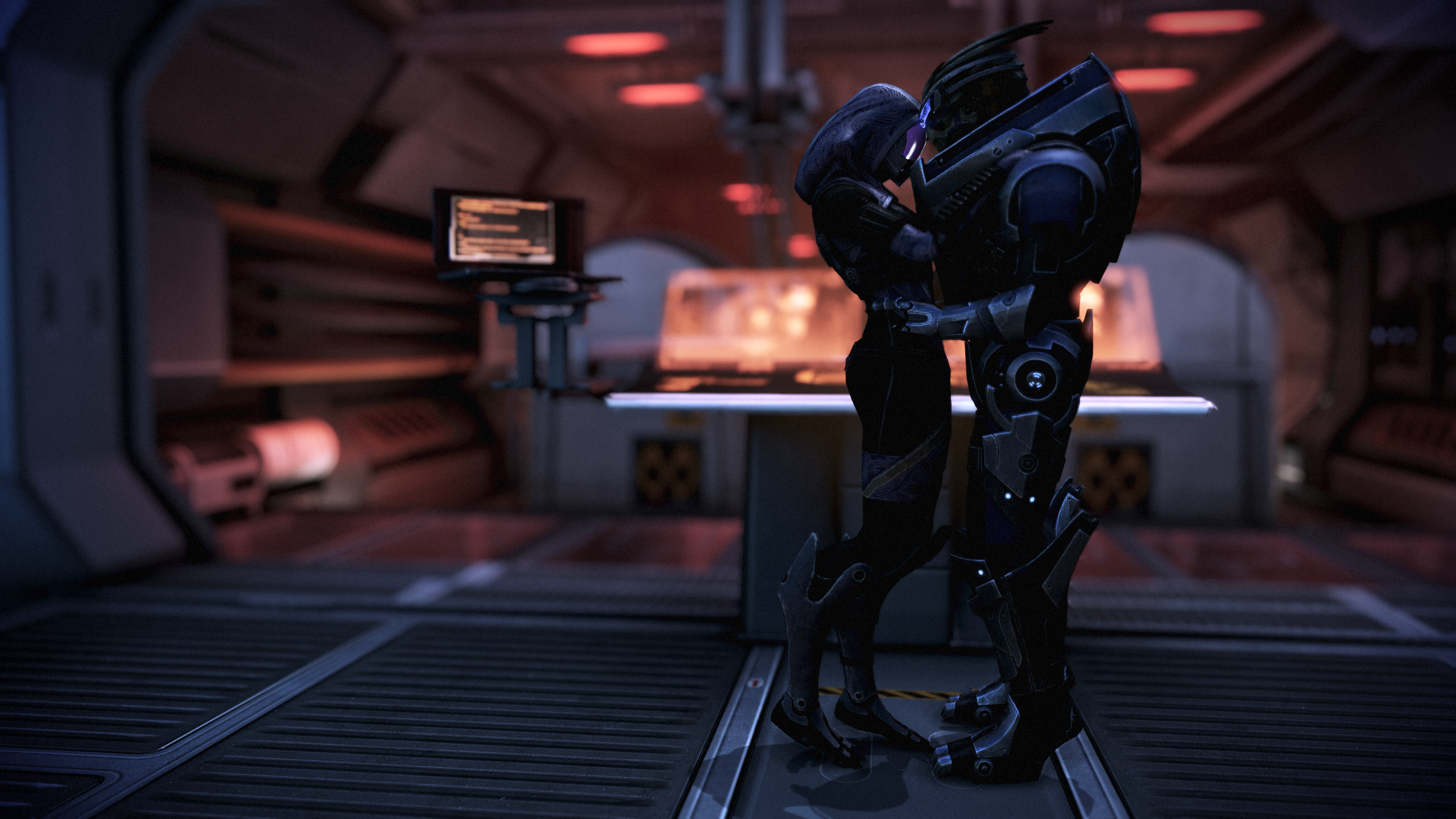 Mass Effect Mass Effect 3 Video Games TaliZorah Garrus Vakarian 2560x1440